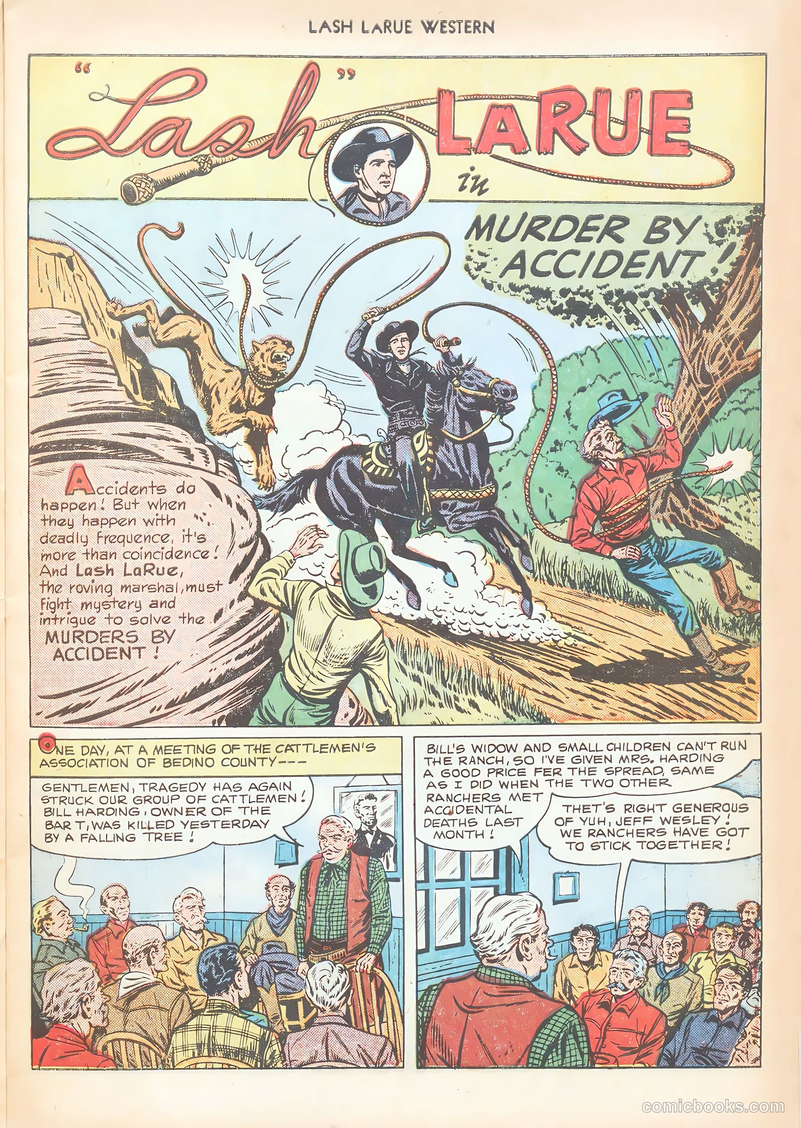 Lash LaRue Western #12 — page 19 of 52