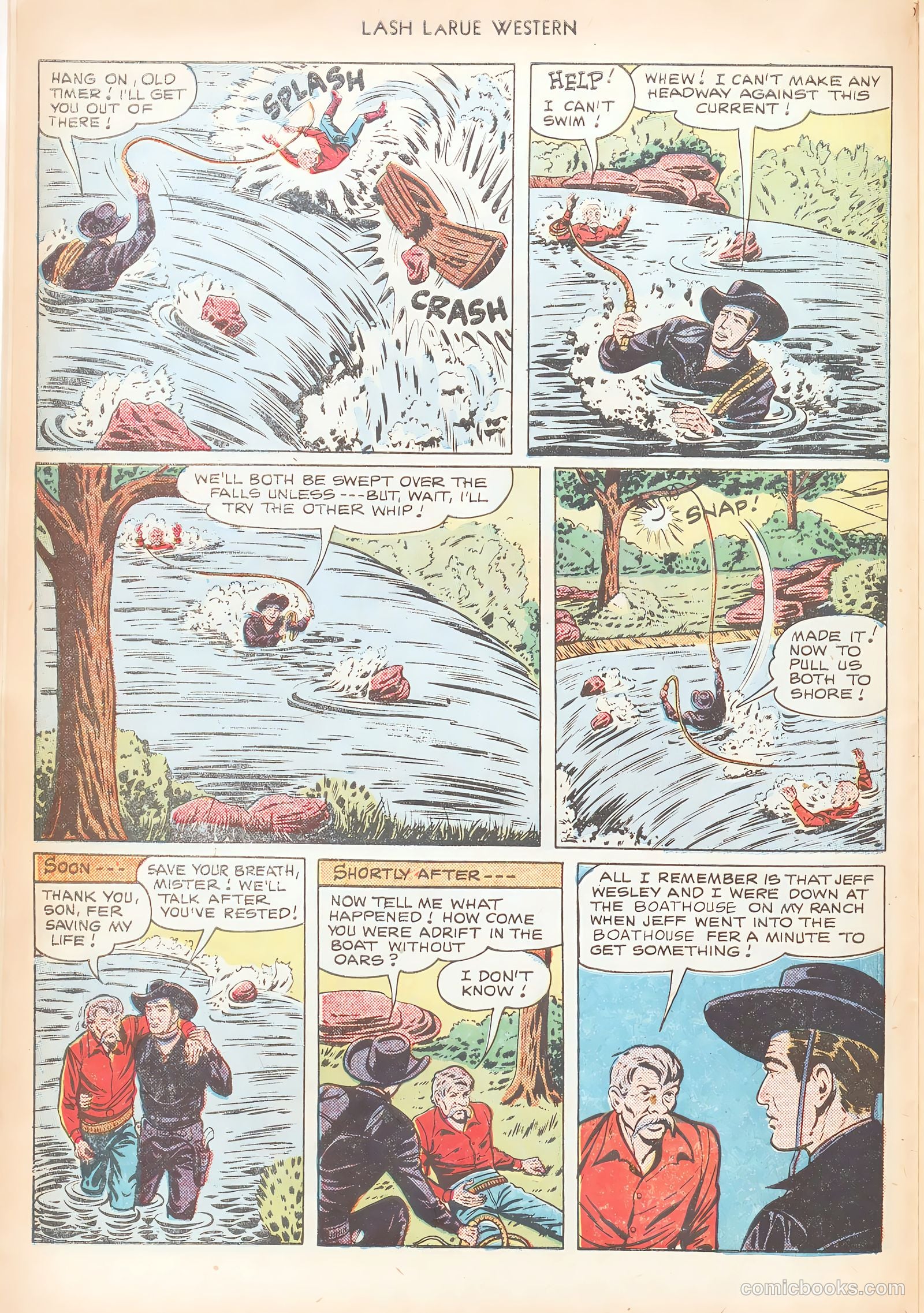Lash LaRue Western #12 — page 22 of 52