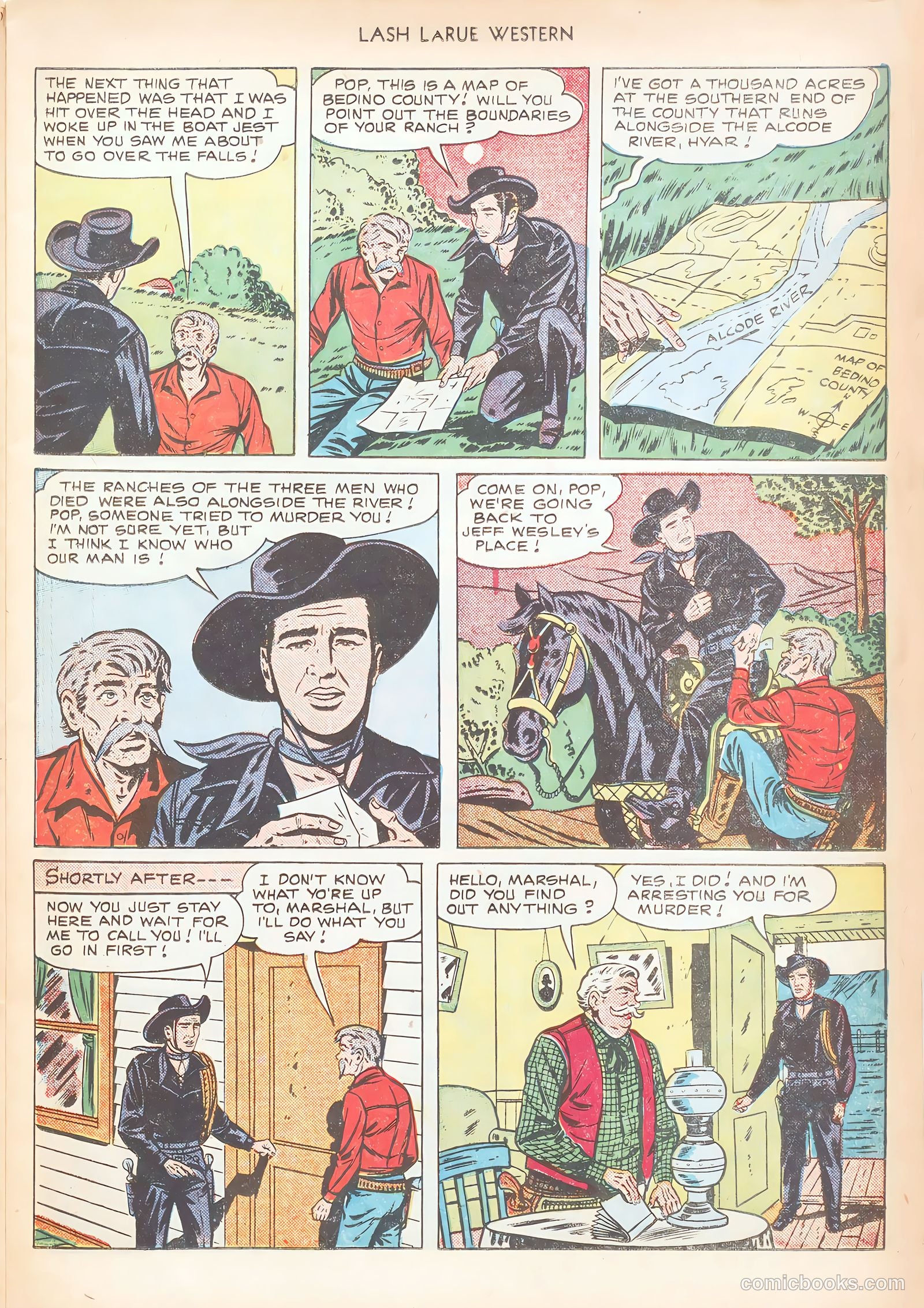 Lash LaRue Western #12 — page 23 of 52