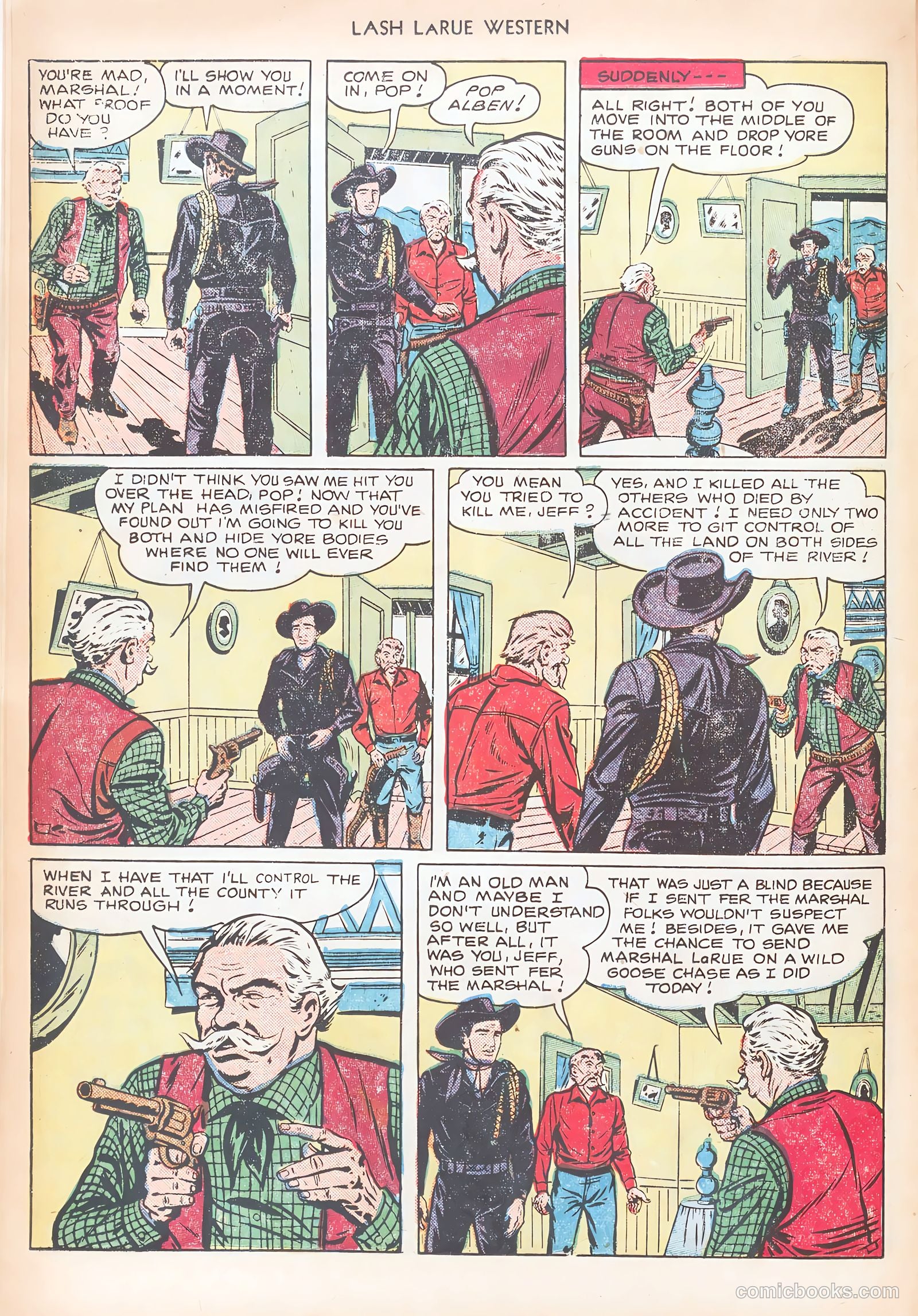 Lash LaRue Western #12 — page 24 of 52