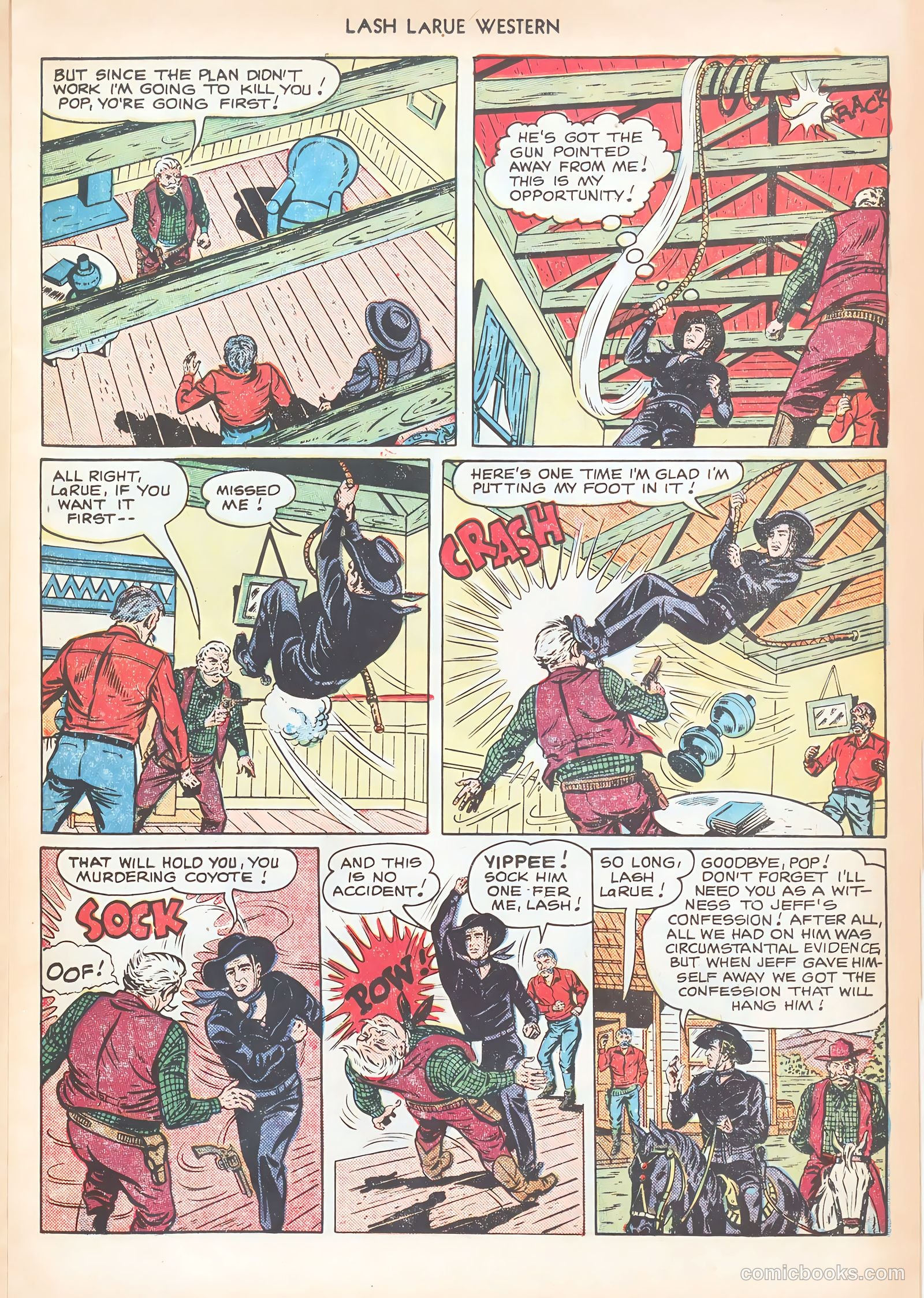 Lash LaRue Western #12 — page 25 of 52