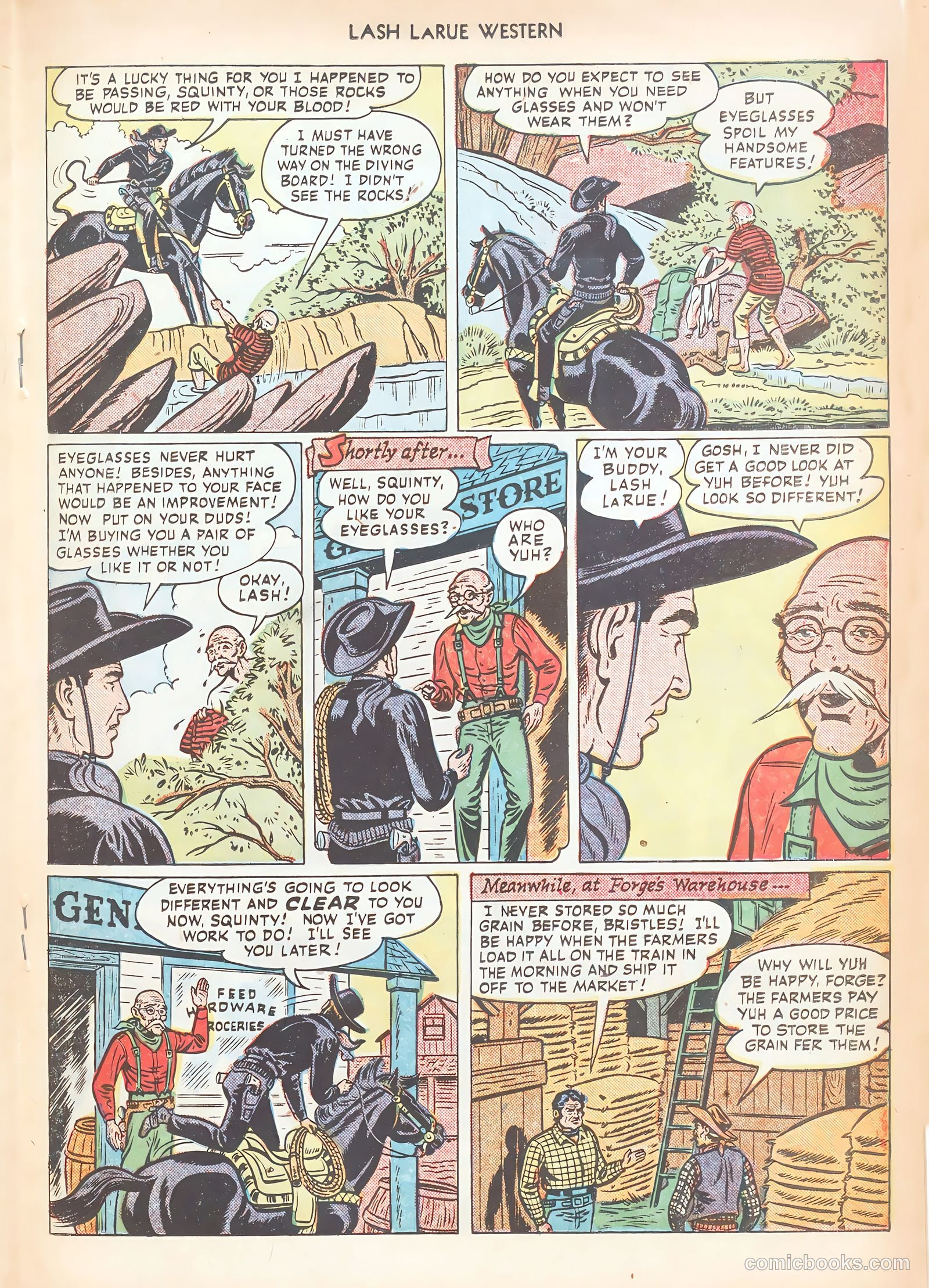 Lash LaRue Western #12 — page 27 of 52