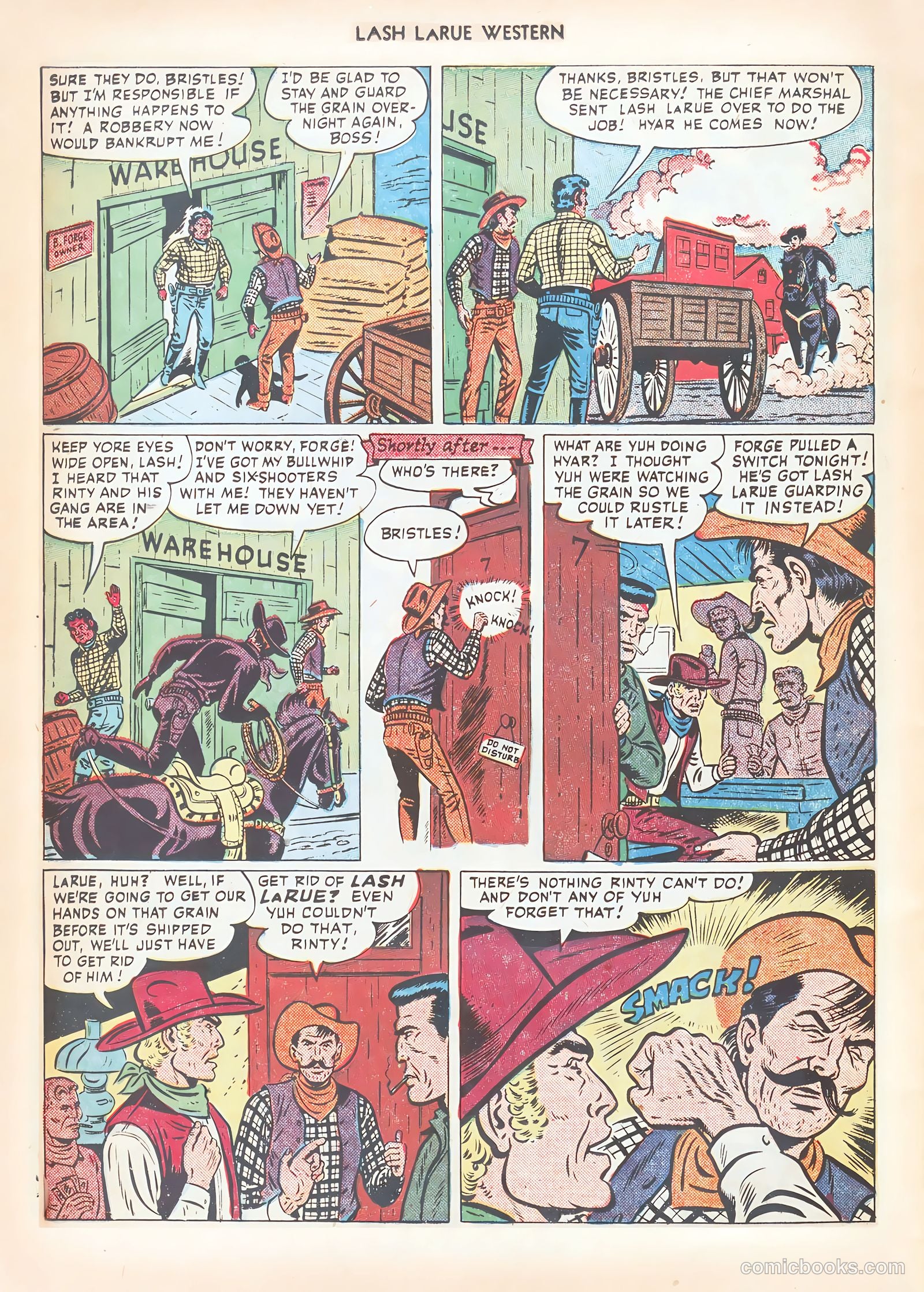 Lash LaRue Western #12 — page 28 of 52
