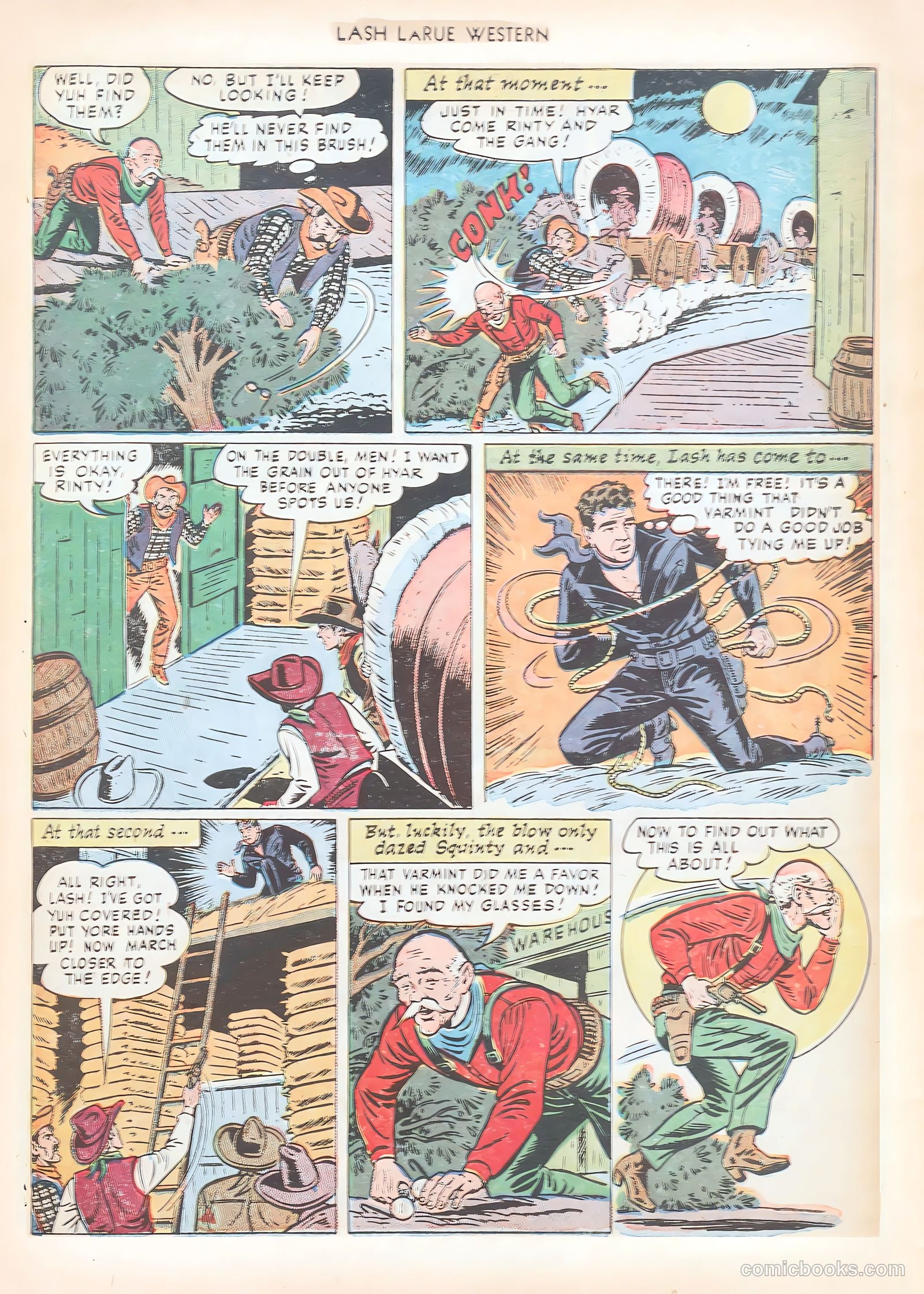 Lash LaRue Western #12 — page 31 of 52