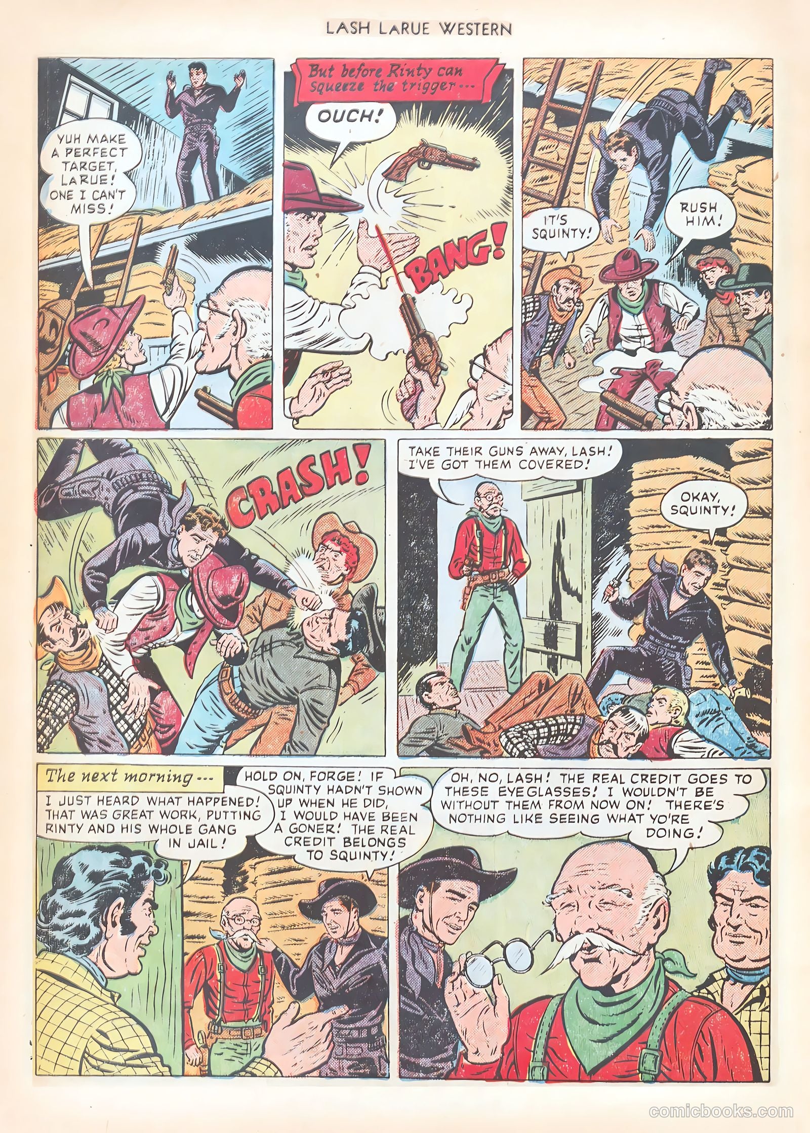 Lash LaRue Western #12 — page 32 of 52
