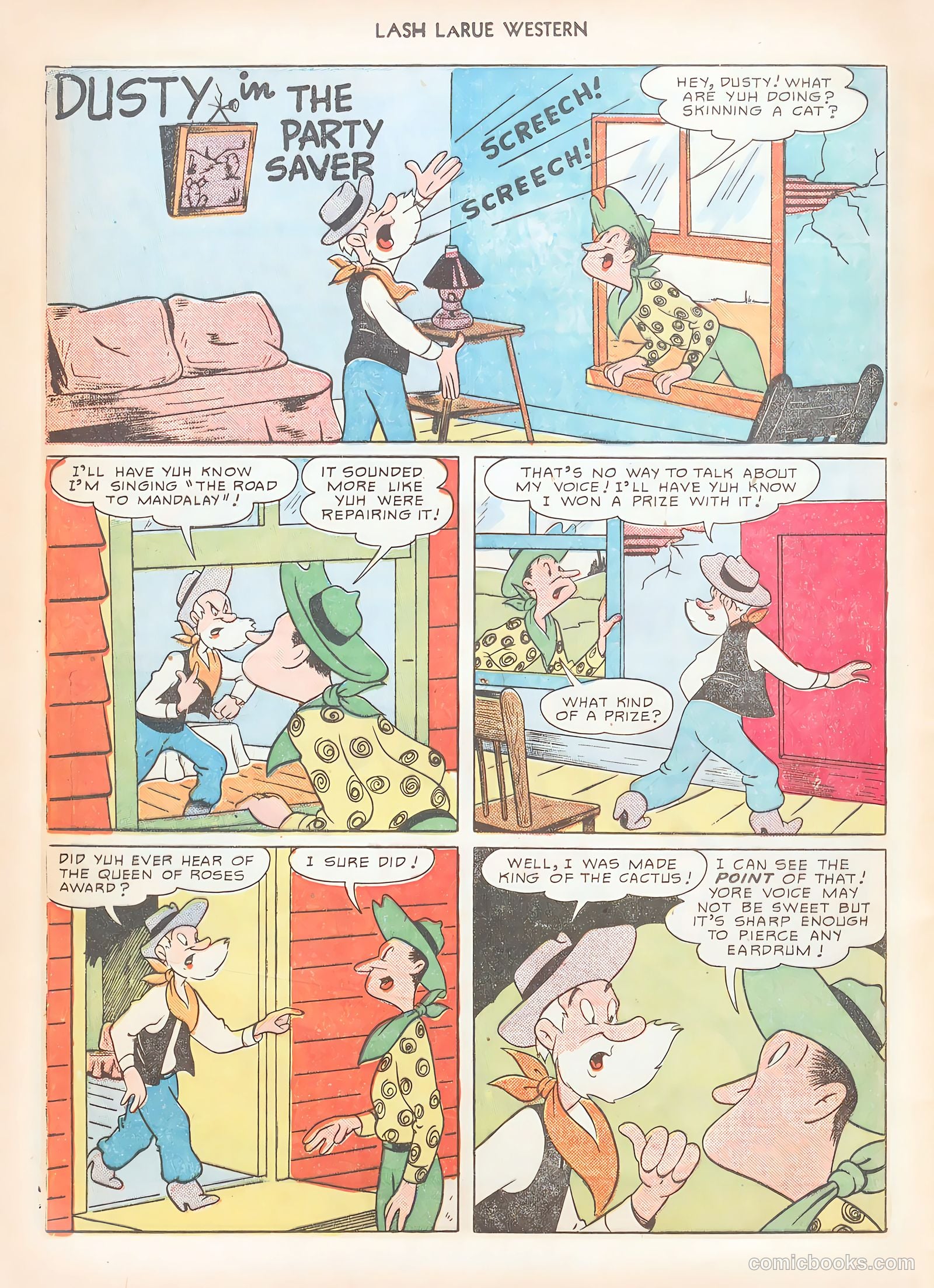 Lash LaRue Western #12 — page 36 of 52