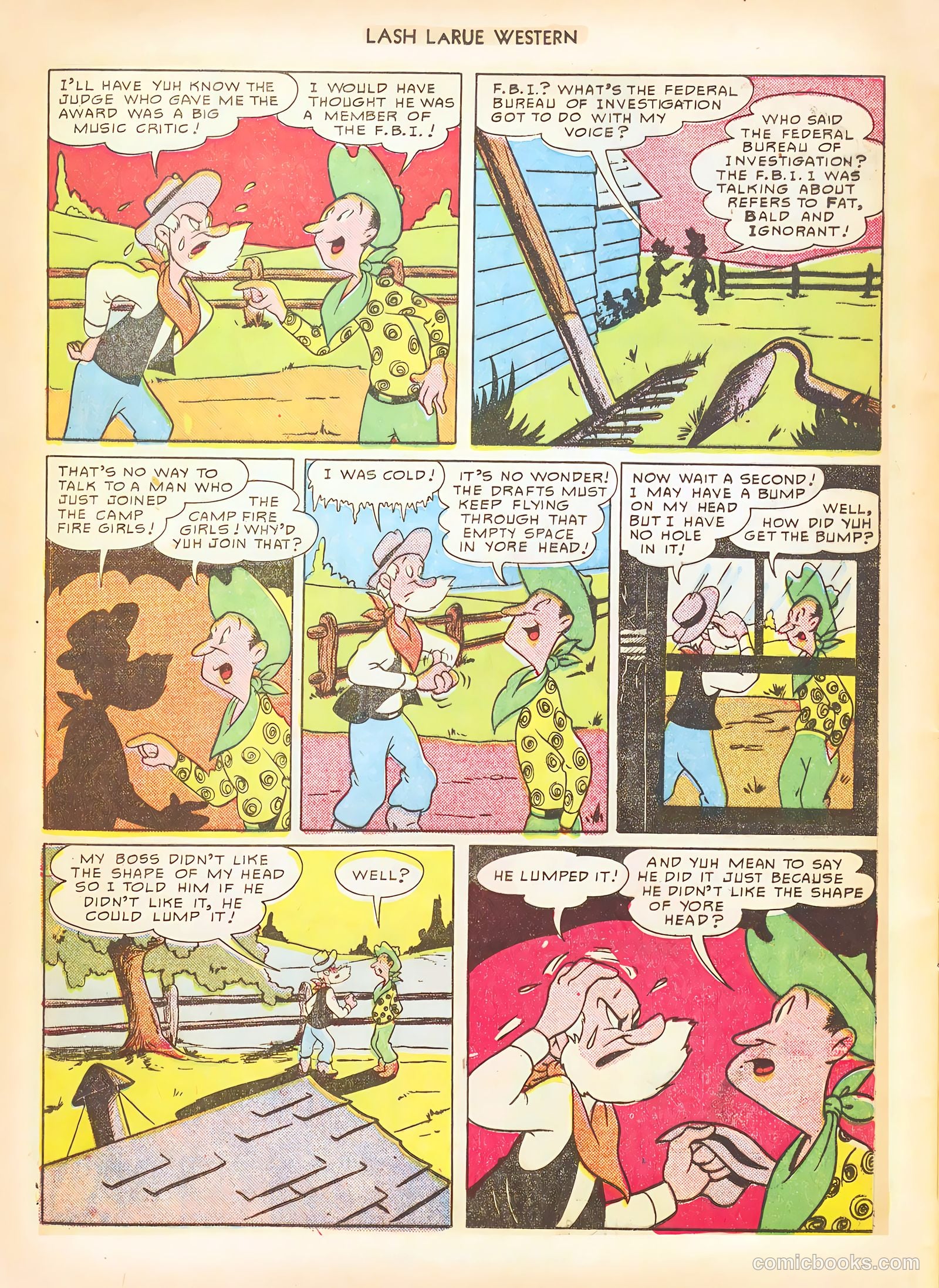 Lash LaRue Western #12 — page 37 of 52