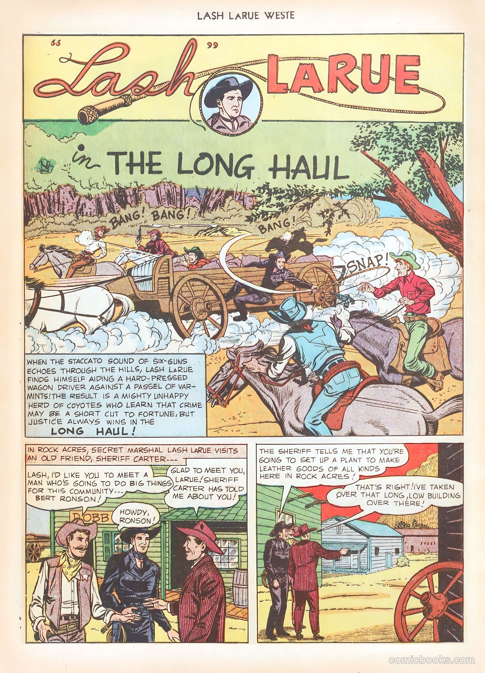 Lash LaRue Western #12 — page 40 of 52
