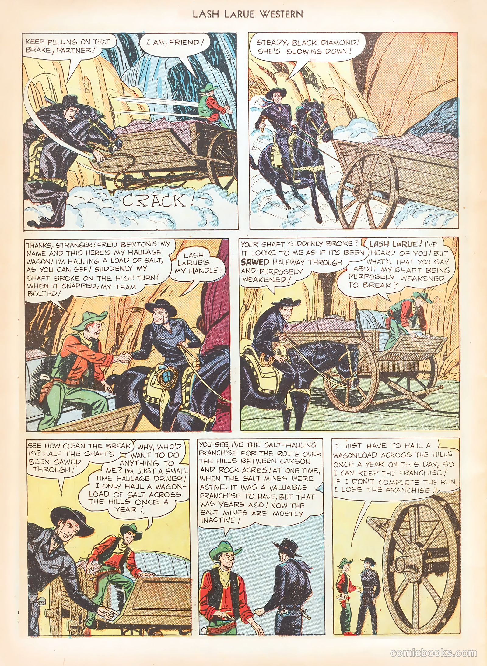 Lash LaRue Western #12 — page 42 of 52
