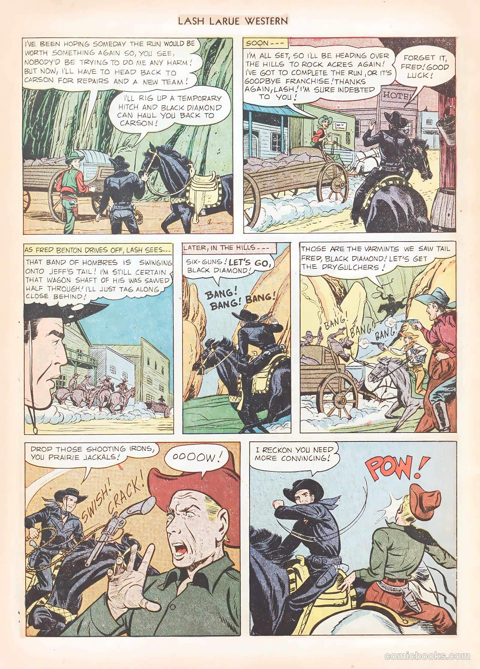 Lash LaRue Western #12 — page 43 of 52