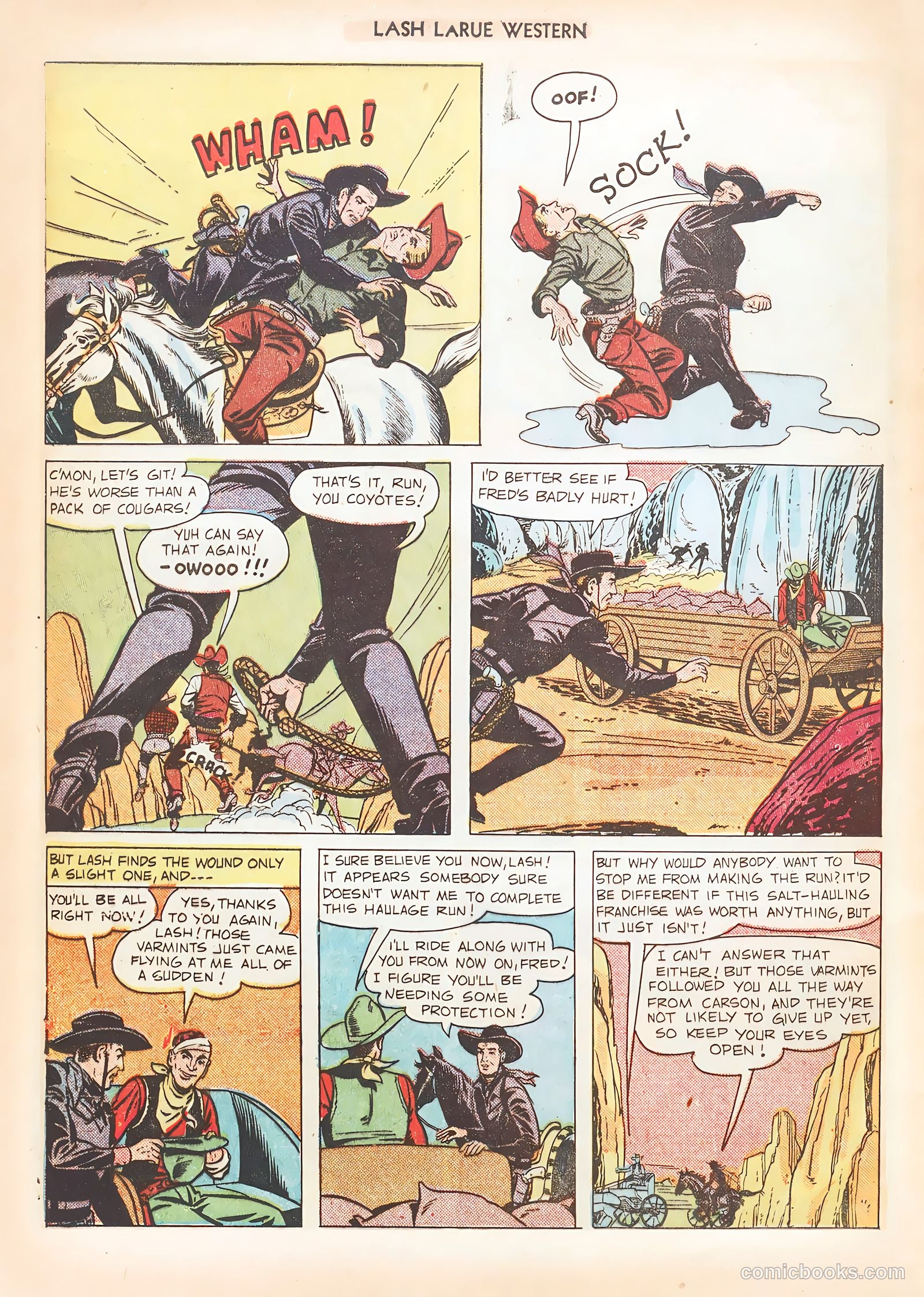 Lash LaRue Western #12 — page 44 of 52