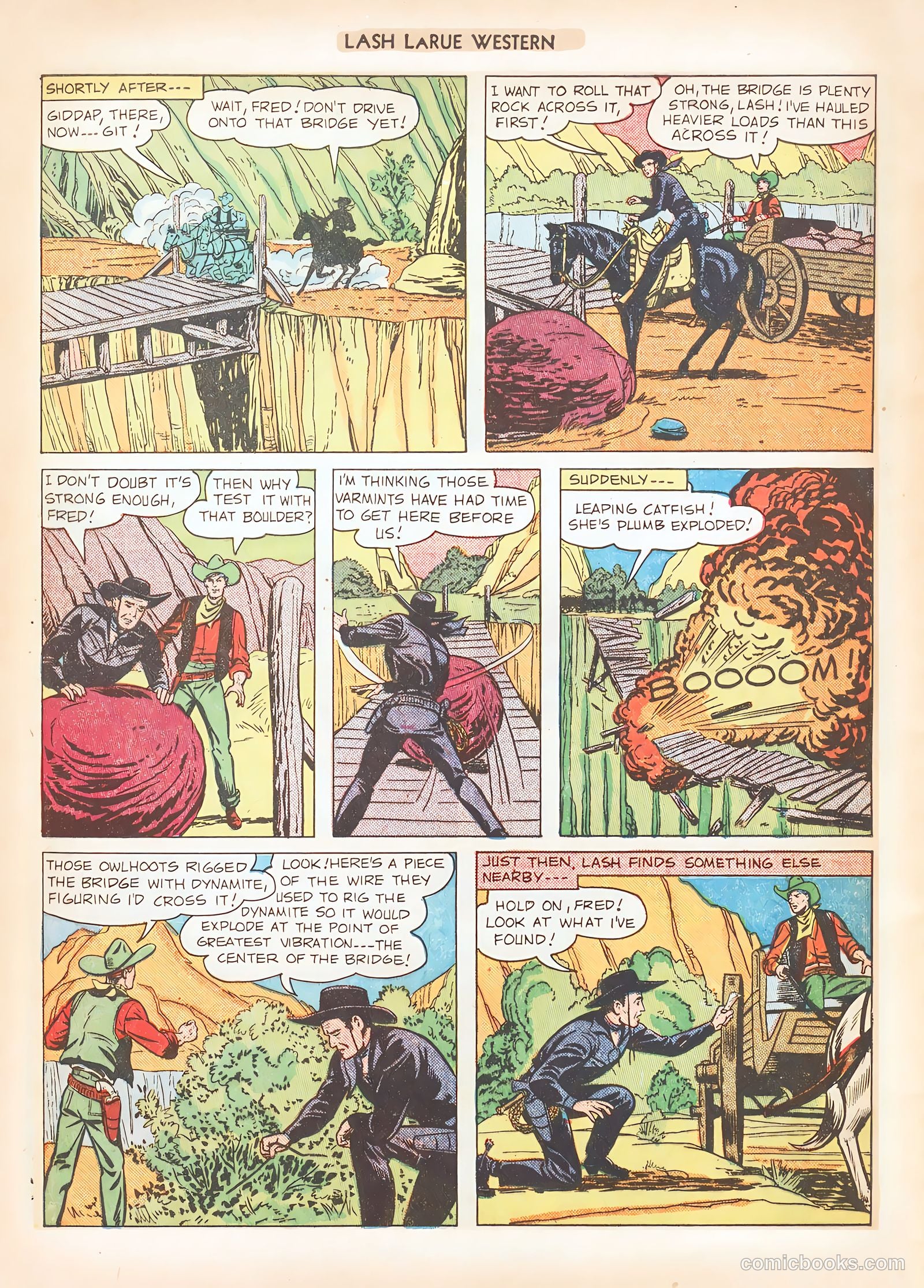 Lash LaRue Western #12 — page 45 of 52