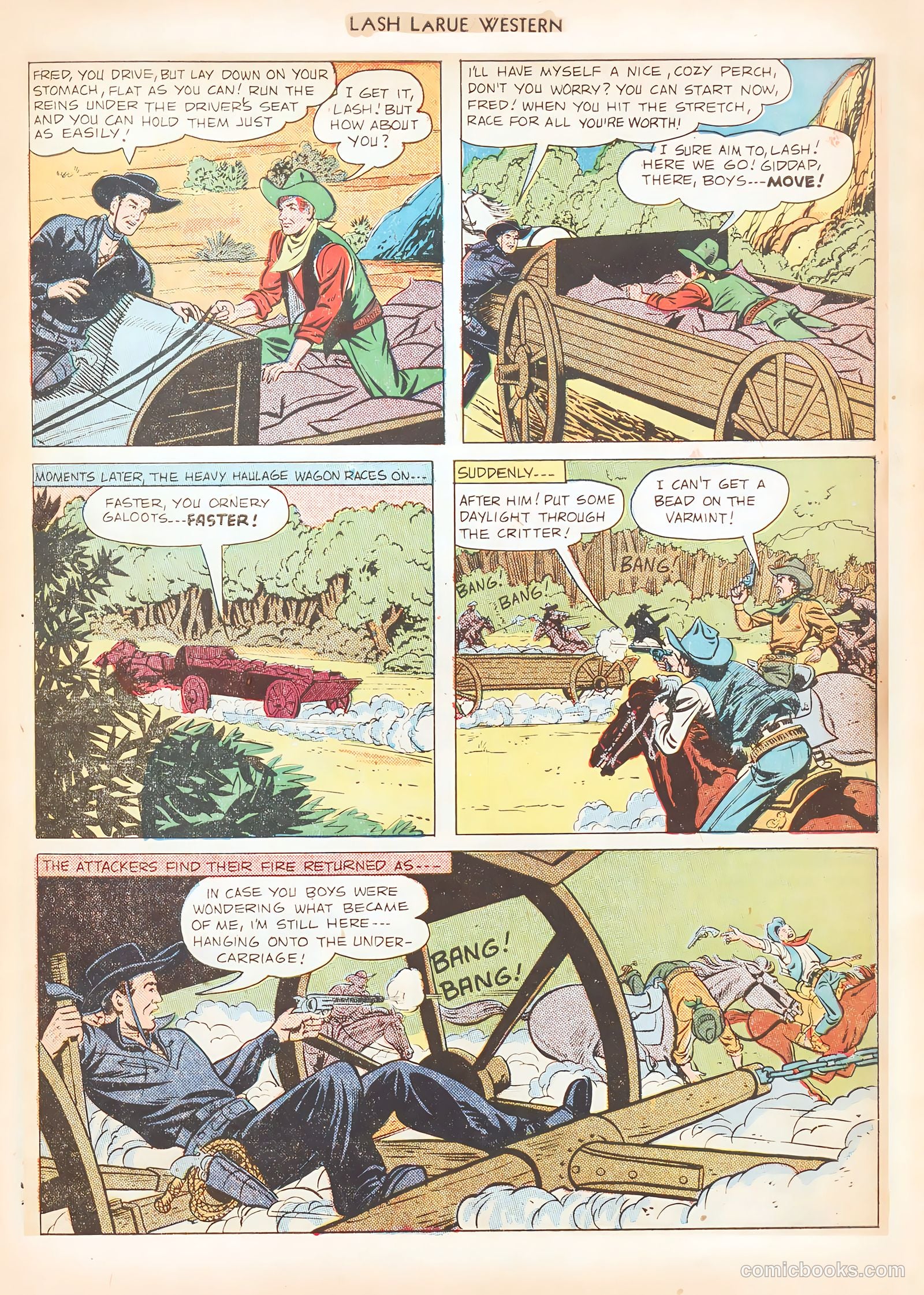 Lash LaRue Western #12 — page 47 of 52