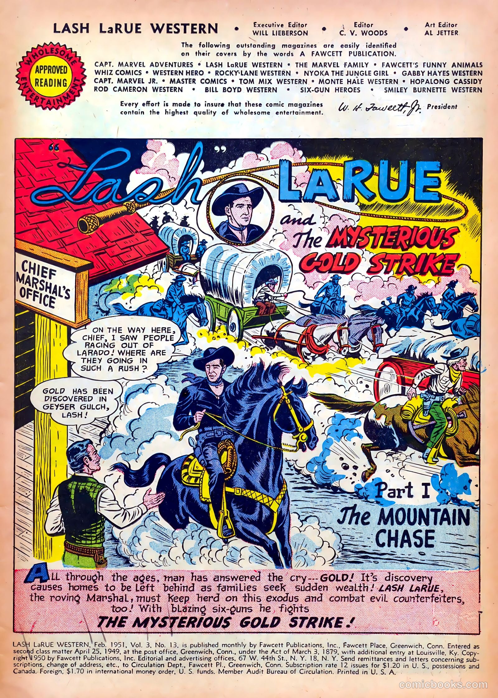Lash LaRue Western #13 — page 3 of 36