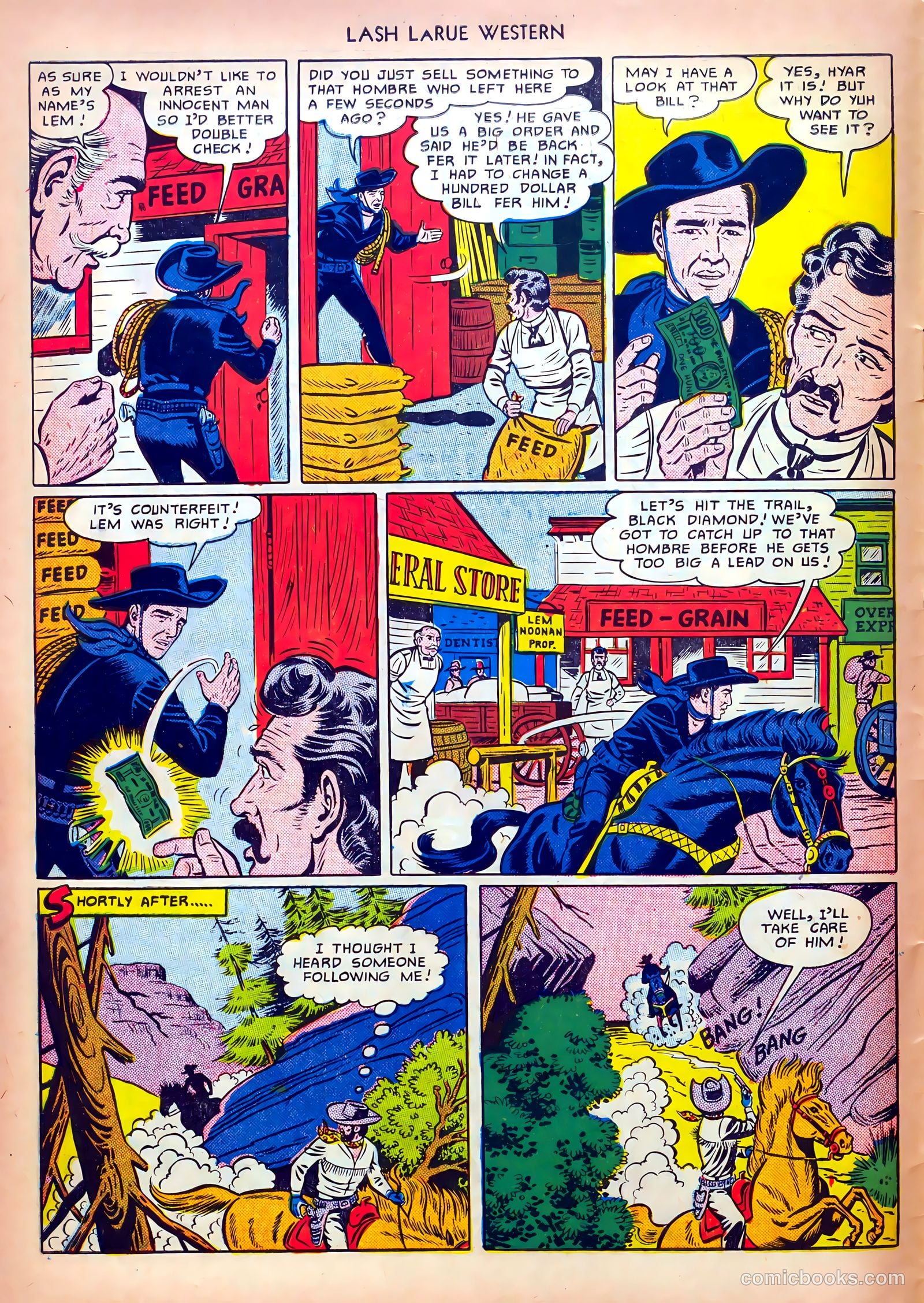 Lash LaRue Western #13 — page 6 of 36