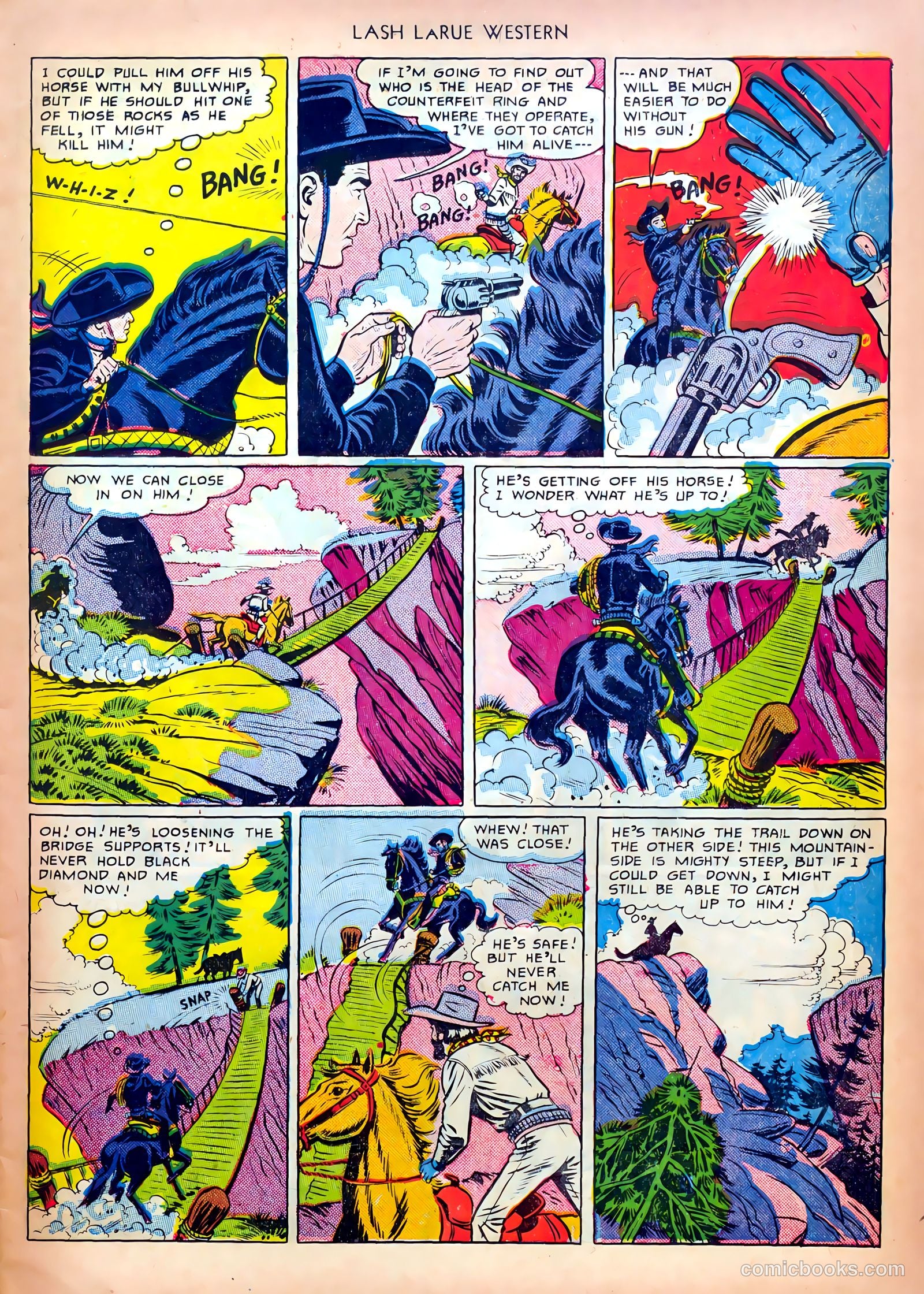 Lash LaRue Western #13 — page 7 of 36