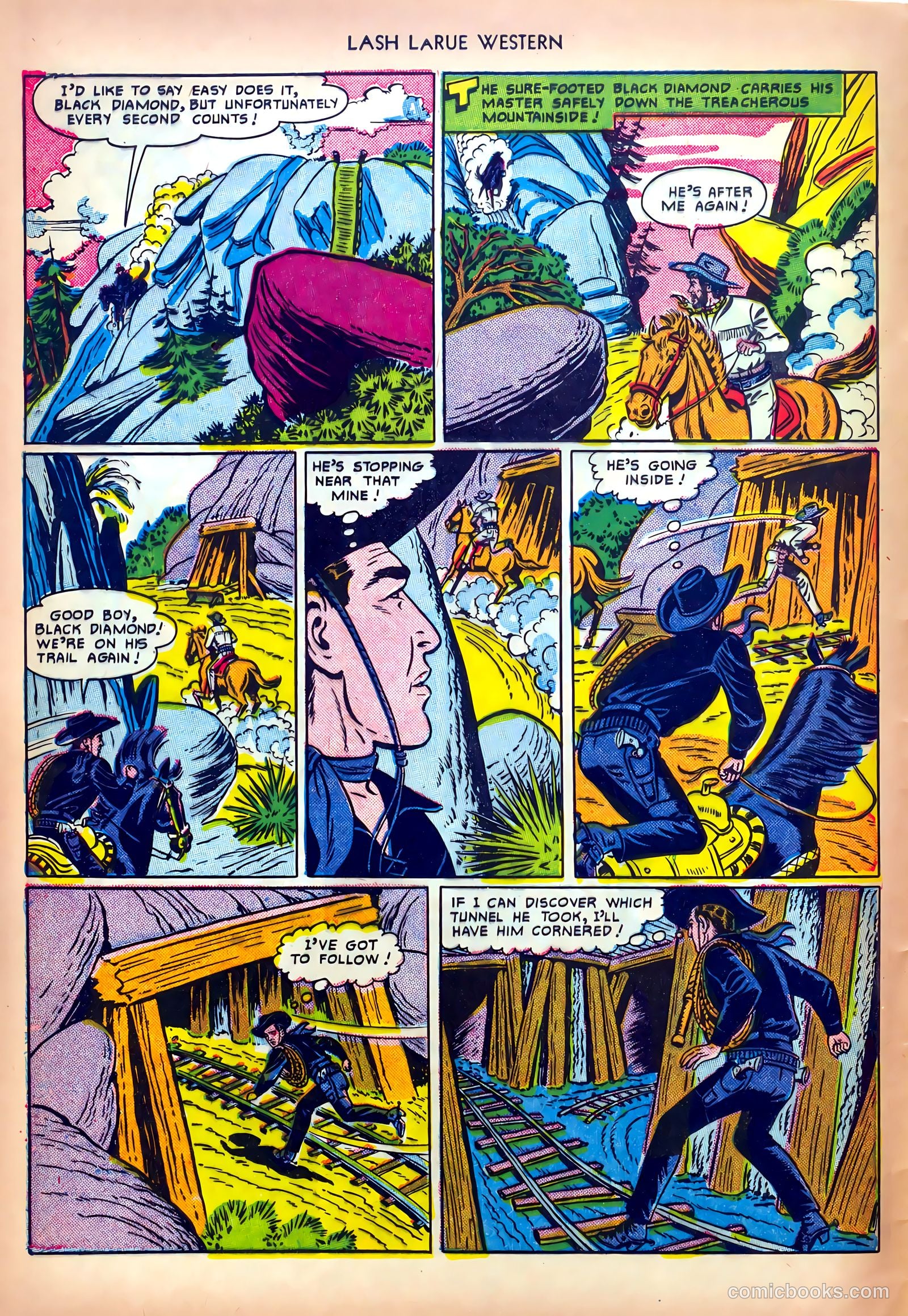 Lash LaRue Western #13 — page 8 of 36
