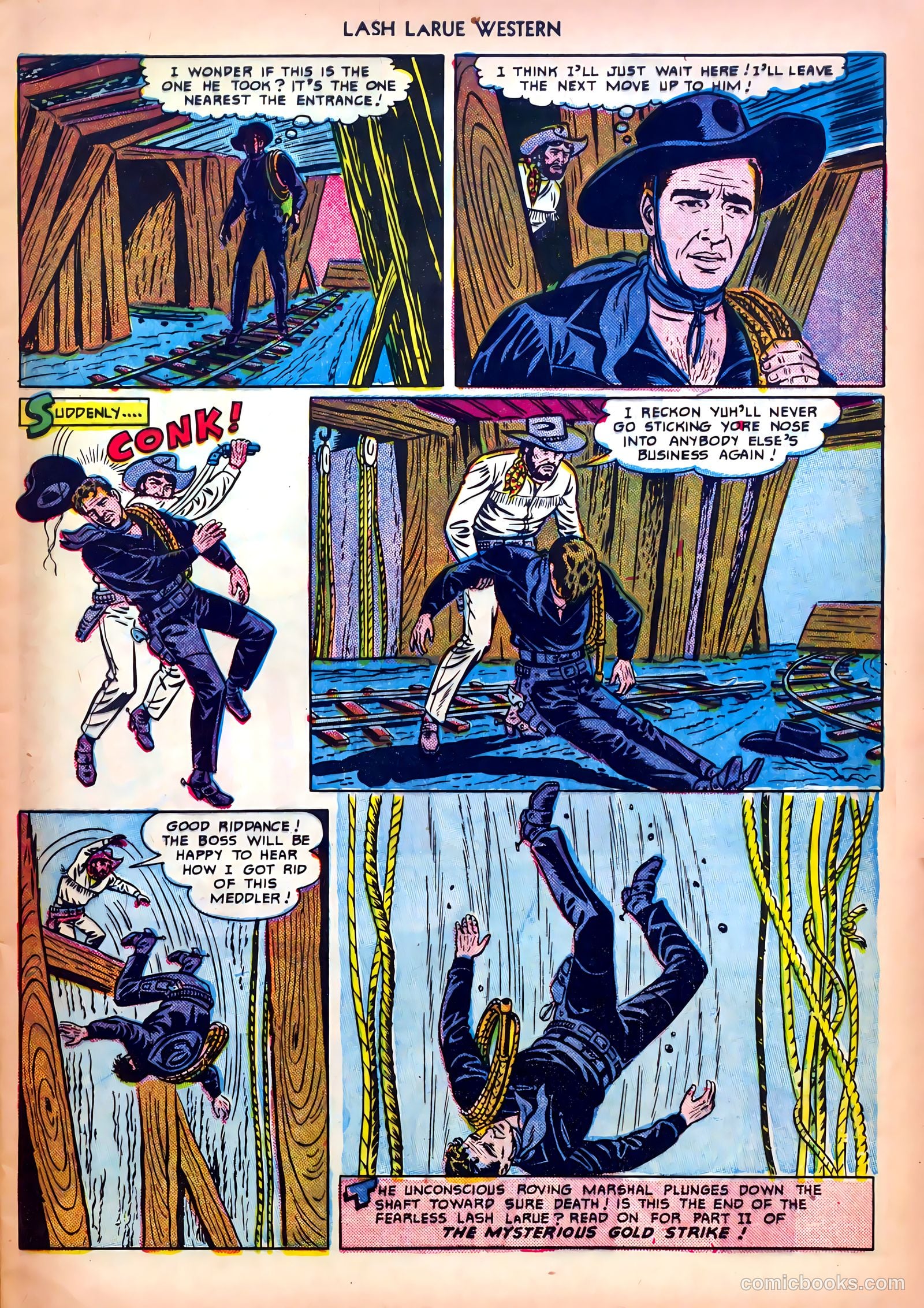 Lash LaRue Western #13 — page 9 of 36