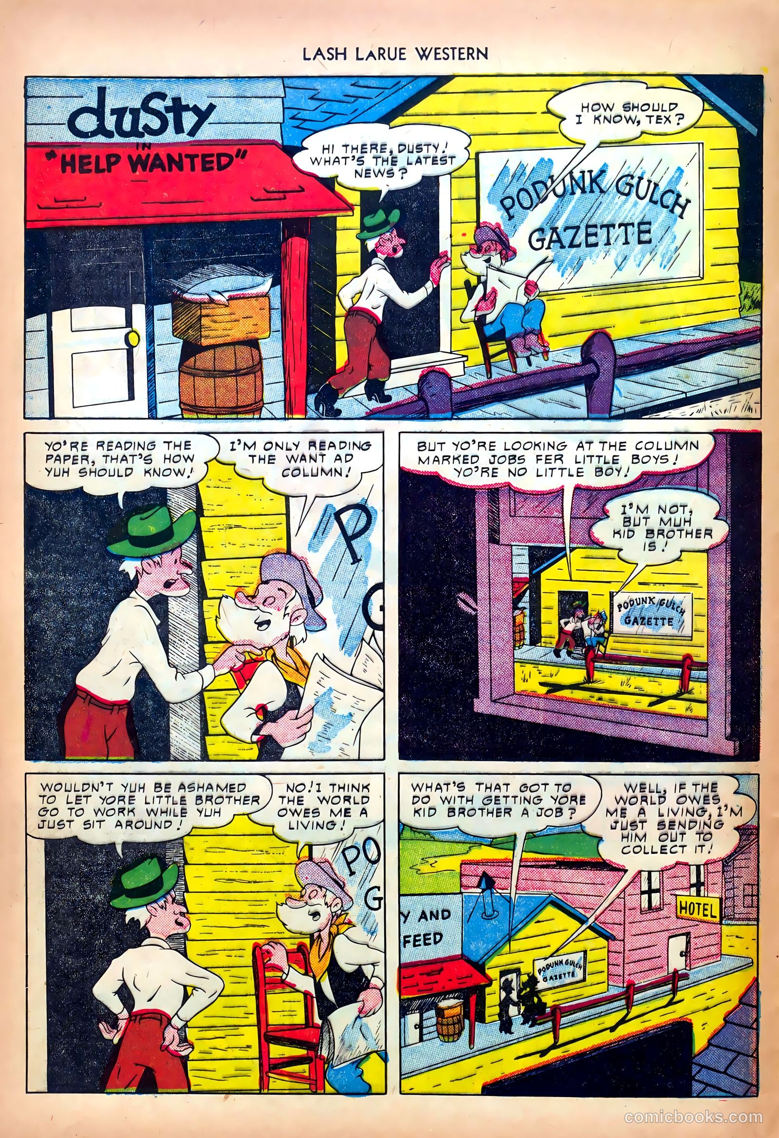 Lash LaRue Western #13 — page 12 of 36