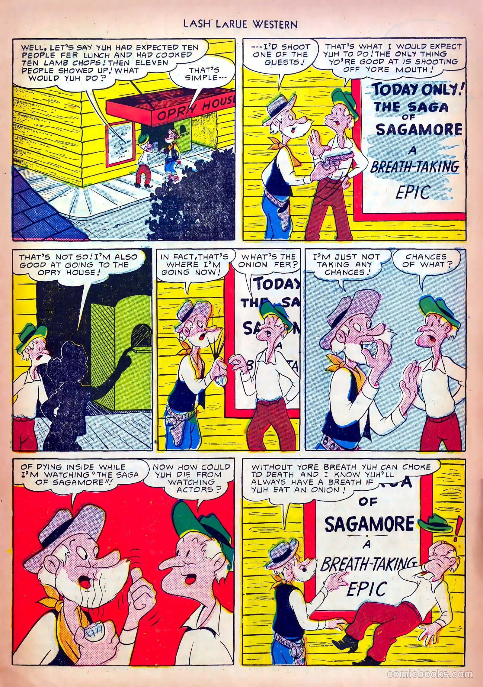Lash LaRue Western #13 — page 15 of 36