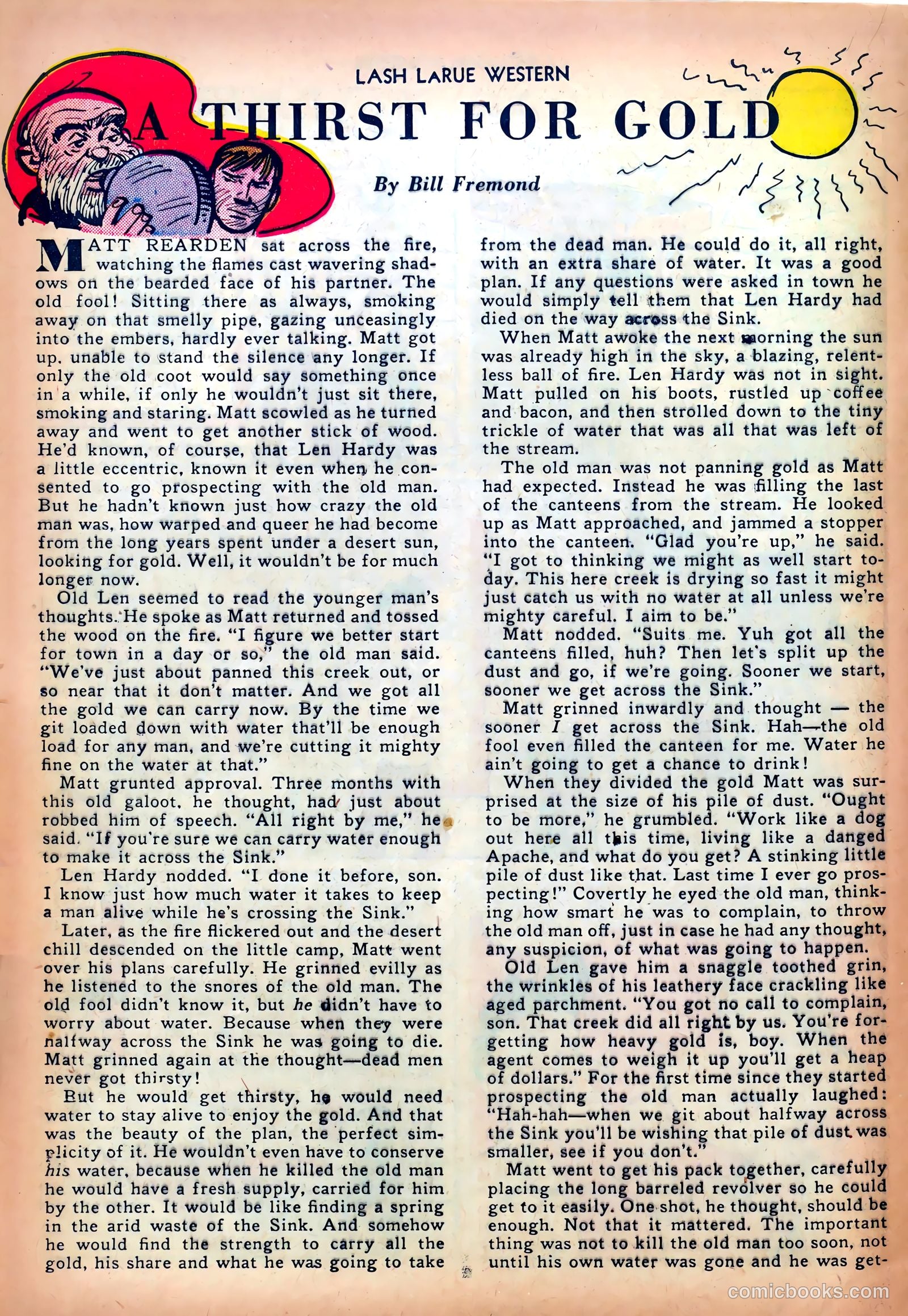 Lash LaRue Western #13 — page 16 of 36