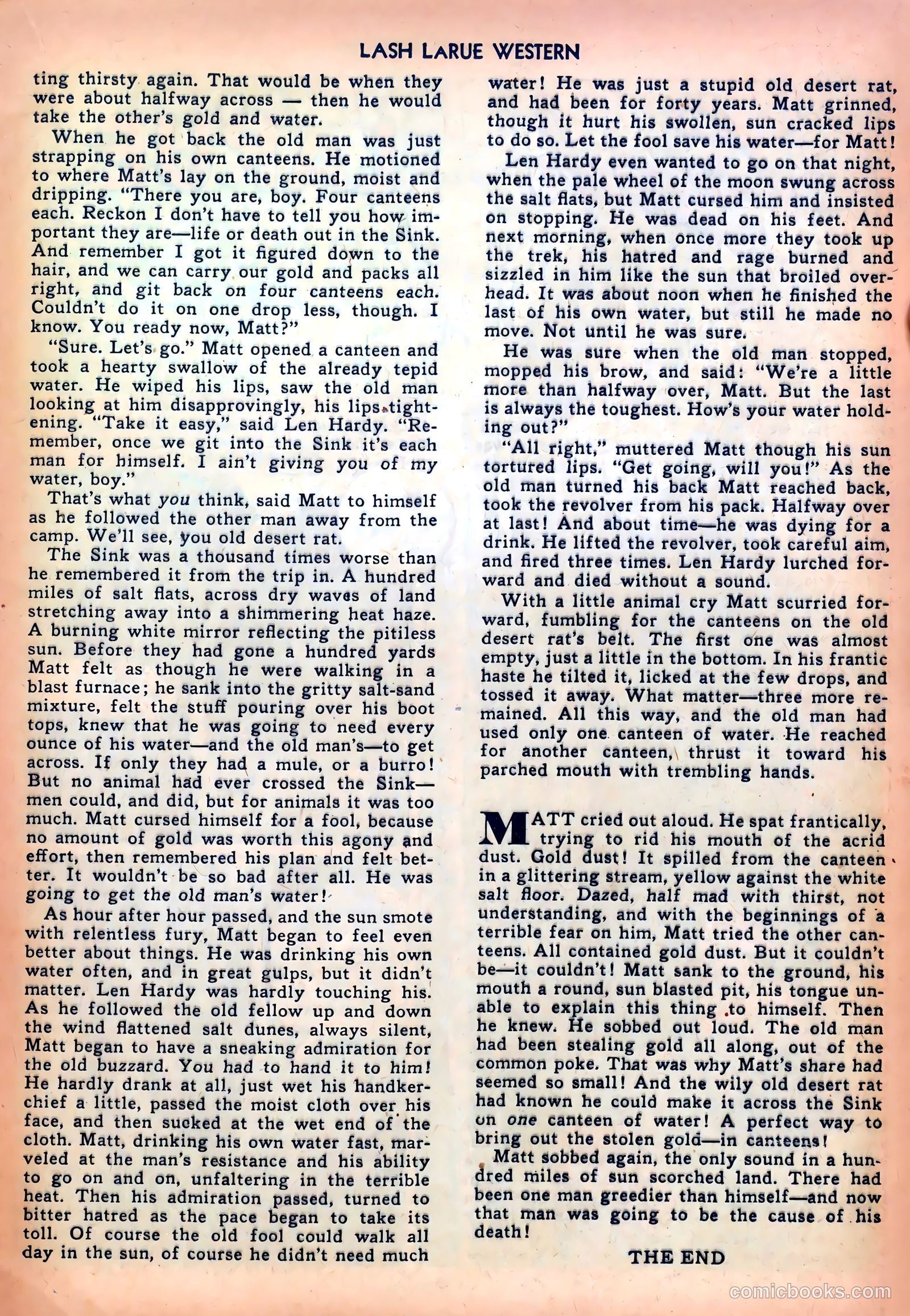 Lash LaRue Western #13 — page 17 of 36