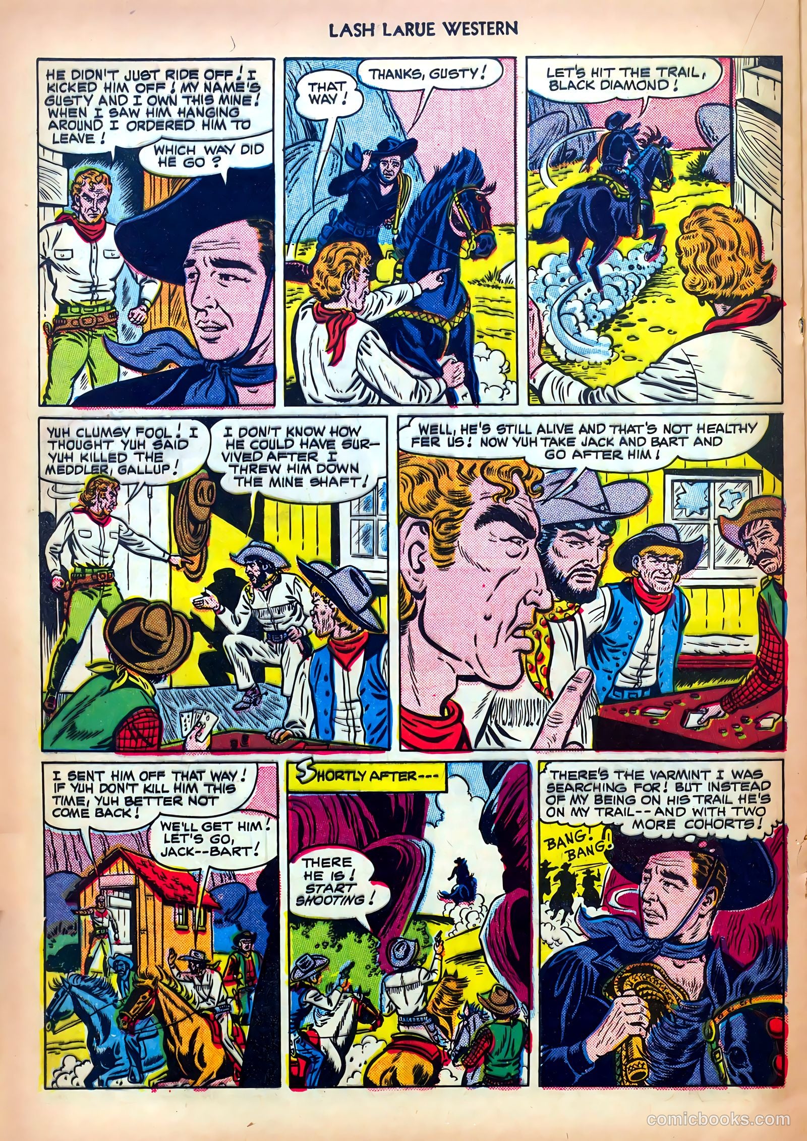 Lash LaRue Western #13 — page 20 of 36