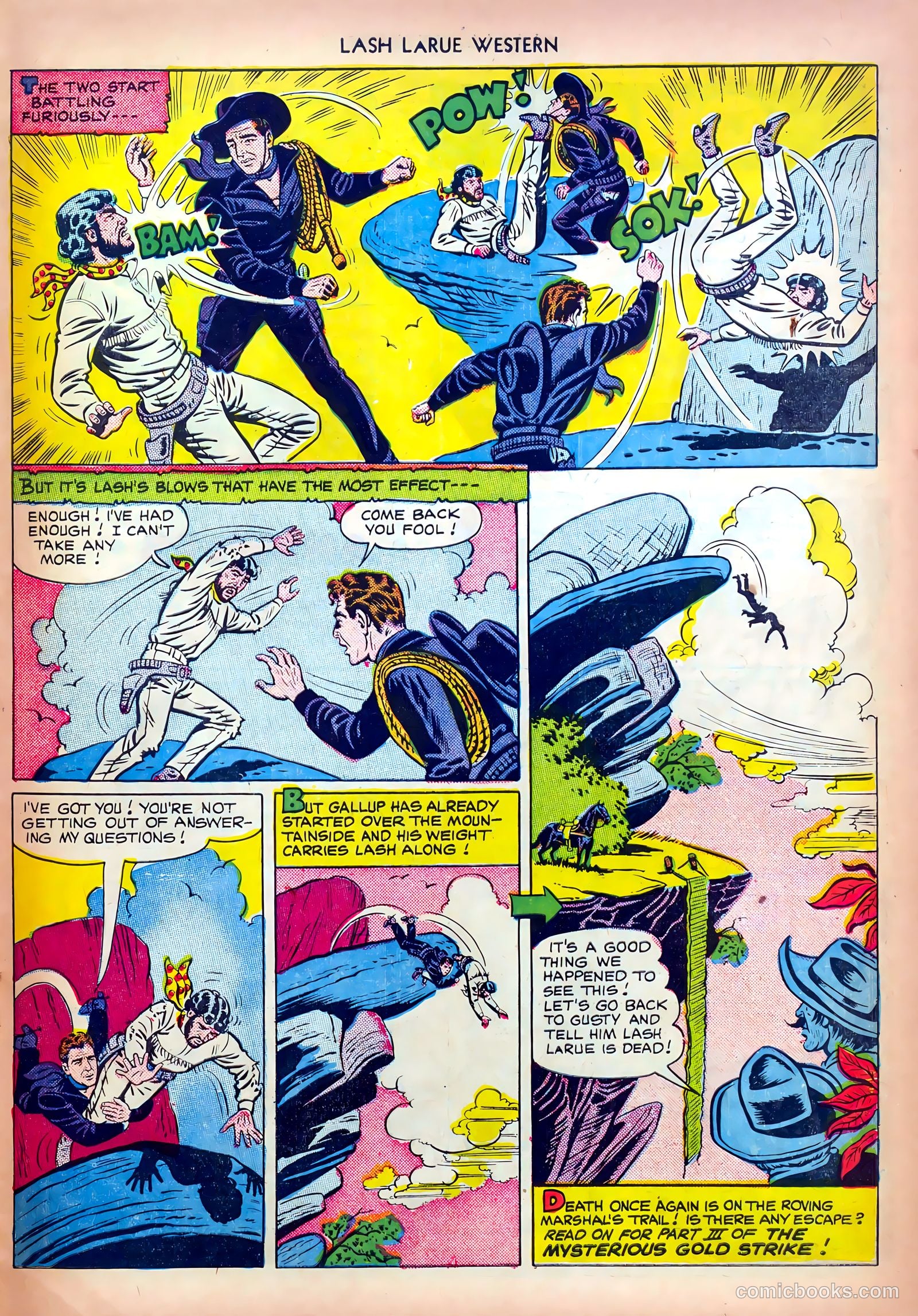Lash LaRue Western #13 — page 23 of 36