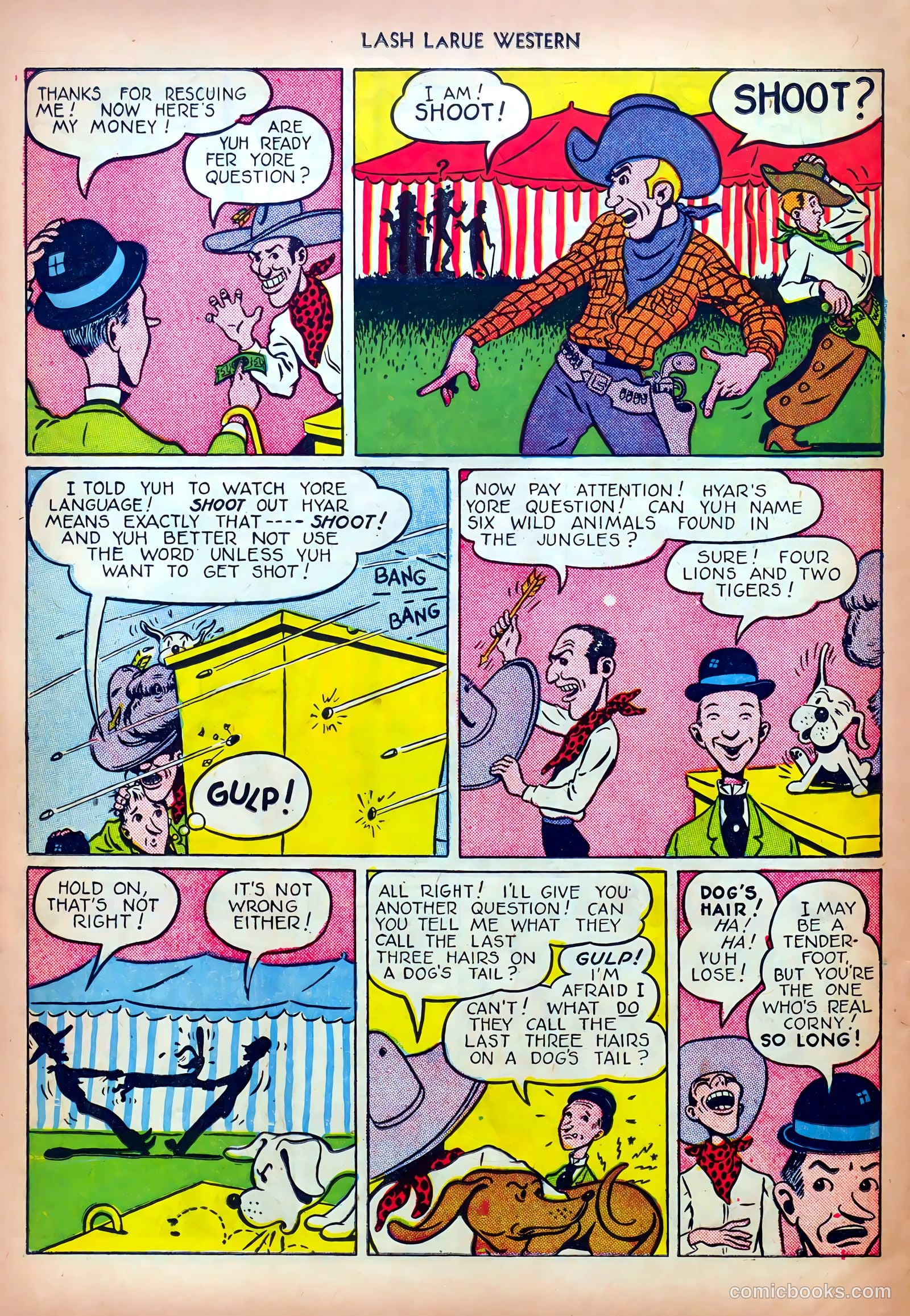 Lash LaRue Western #13 — page 26 of 36