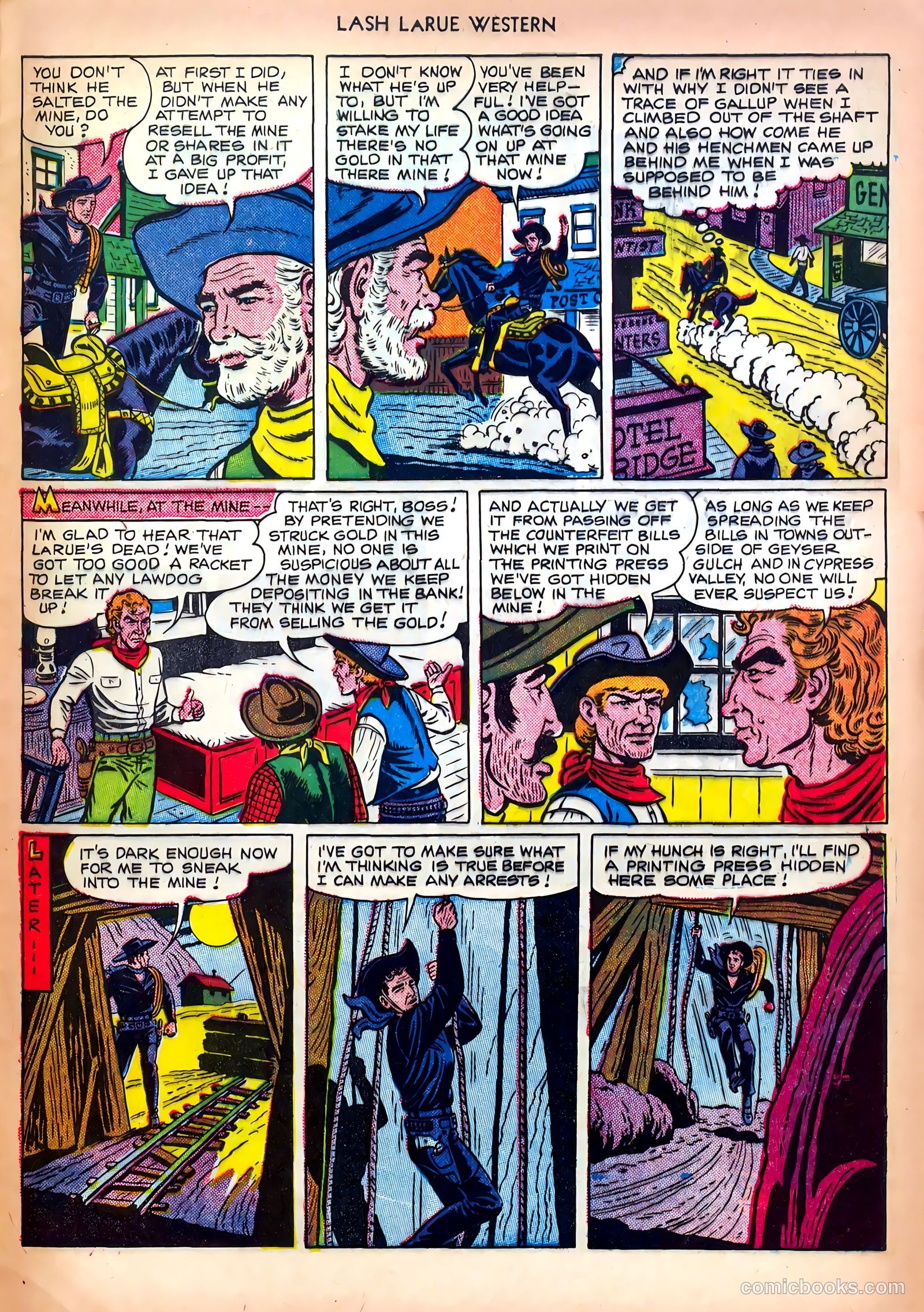 Lash LaRue Western #13 — page 29 of 36