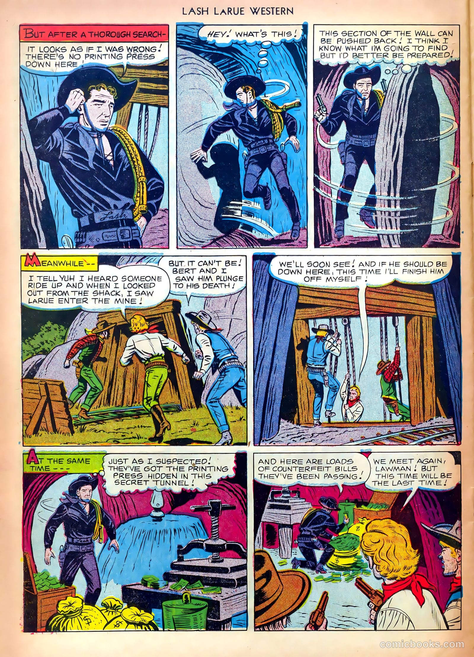 Lash LaRue Western #13 — page 30 of 36