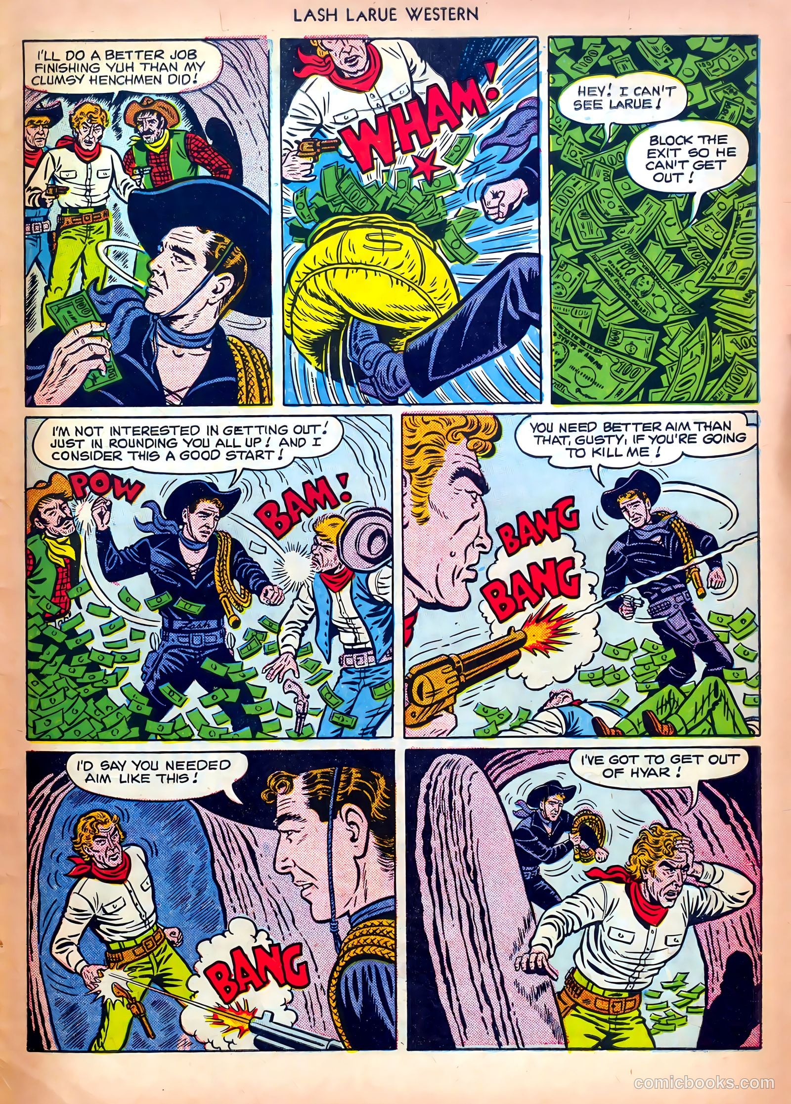Lash LaRue Western #13 — page 31 of 36