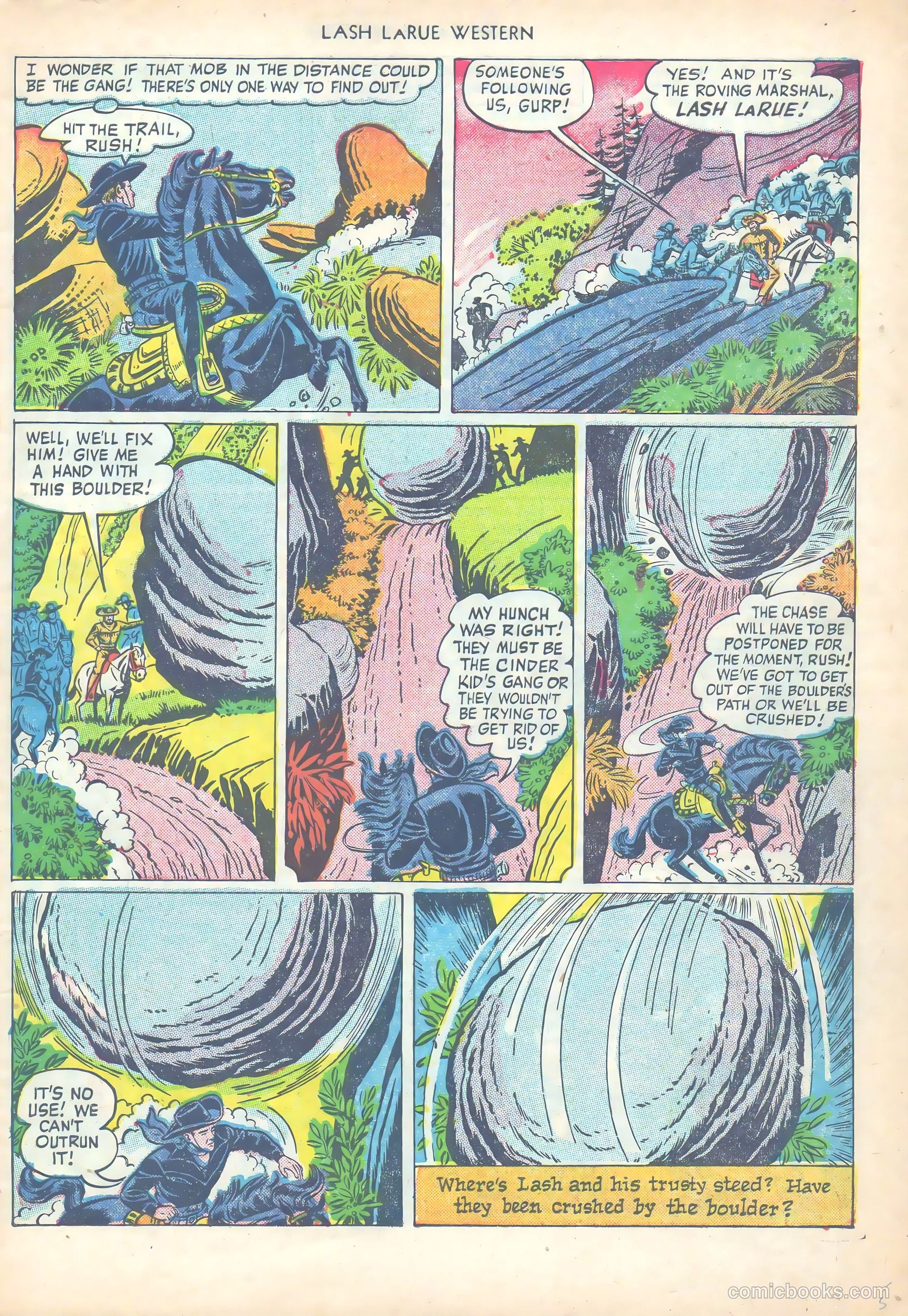 Lash LaRue Western #14 — page 8 of 53