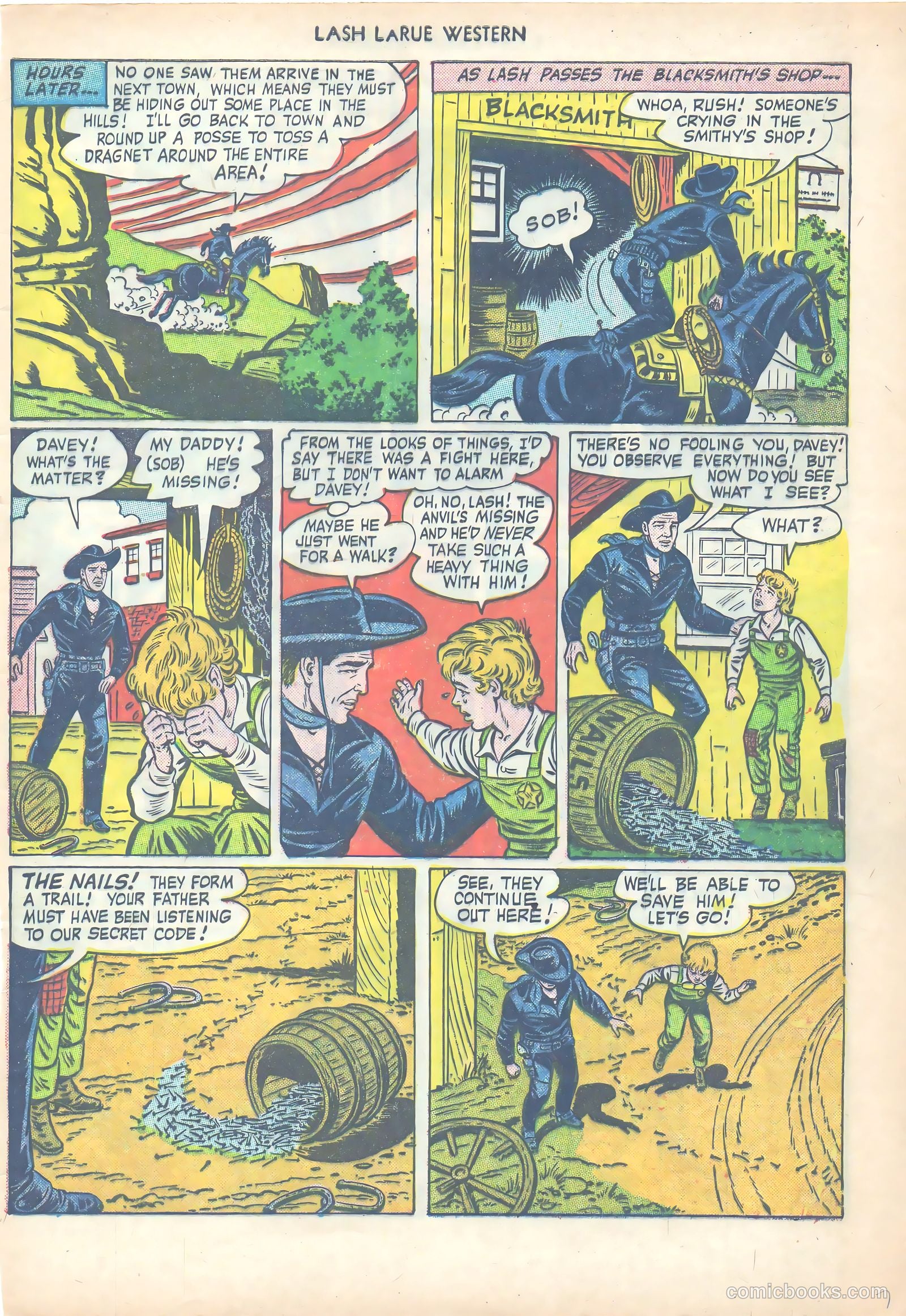 Lash LaRue Western #14 — page 10 of 53