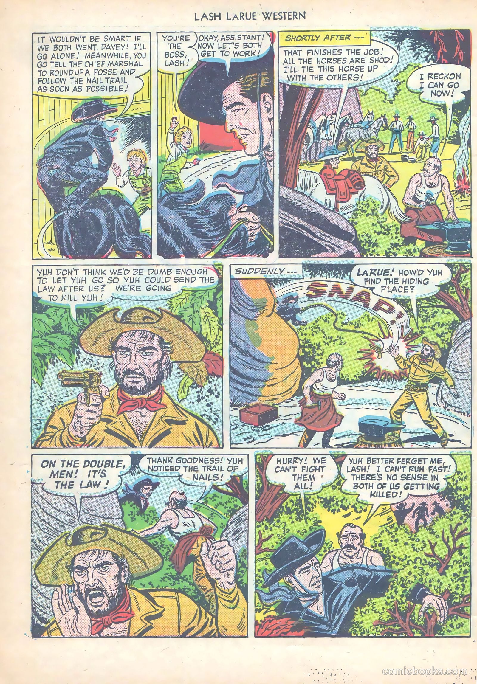 Lash LaRue Western #14 — page 11 of 53