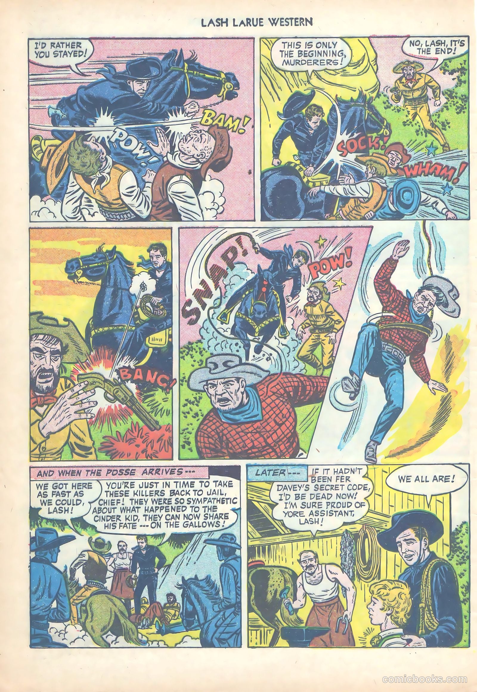 Lash LaRue Western #14 — page 13 of 53