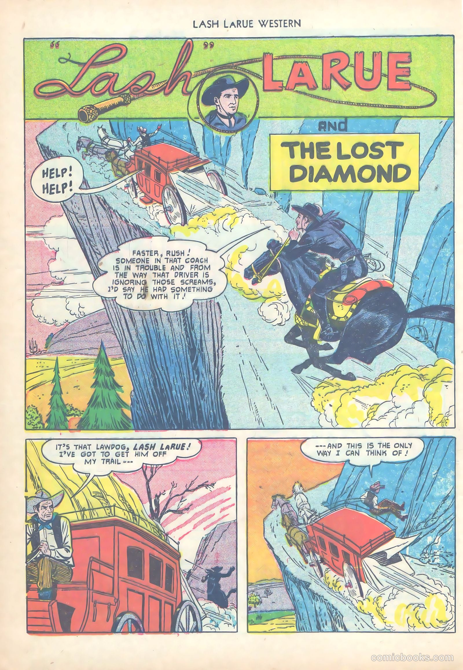 Lash LaRue Western #14 — page 17 of 53