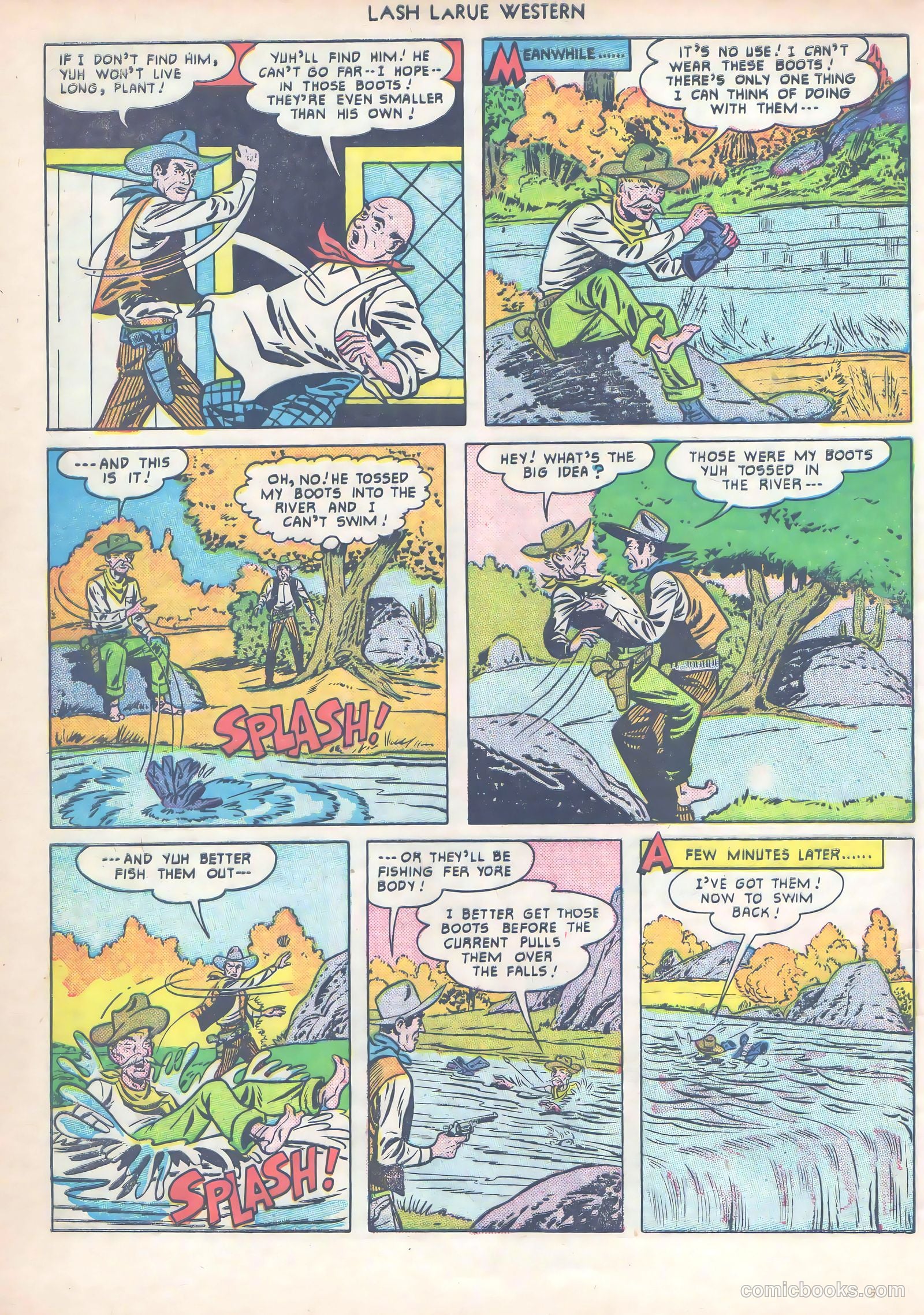 Lash LaRue Western #14 — page 21 of 53