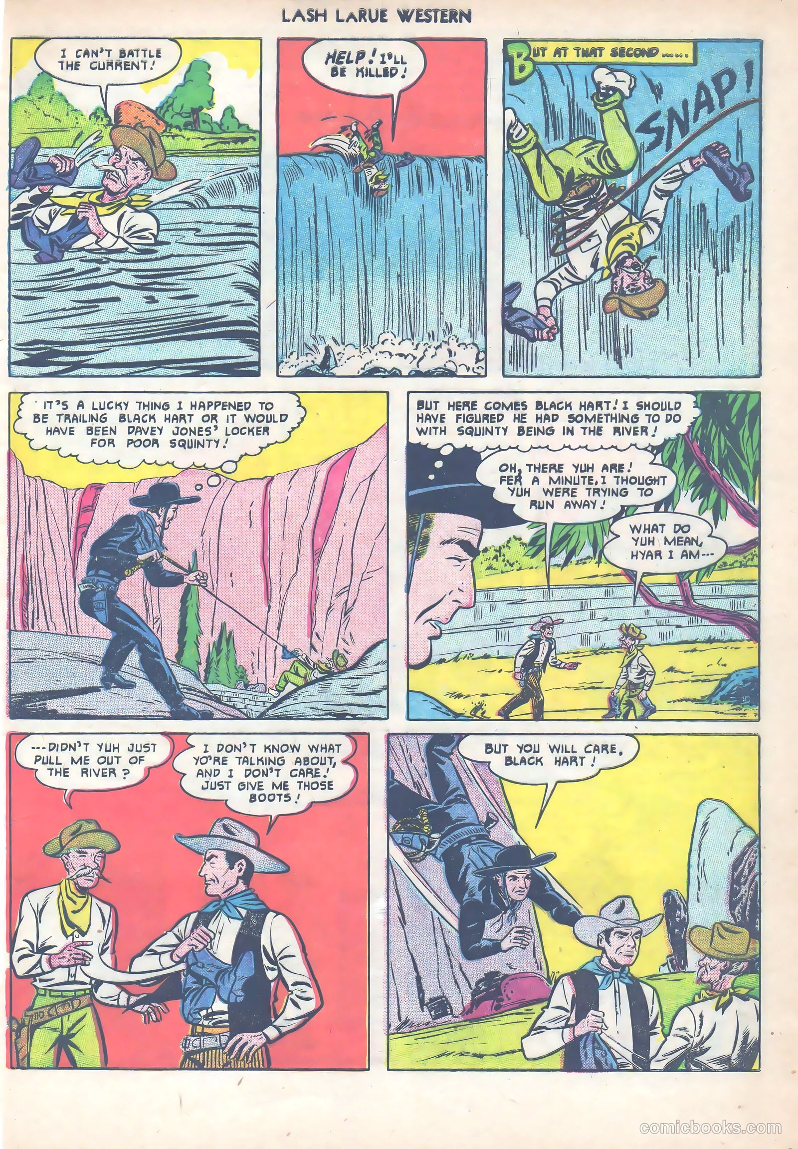 Lash LaRue Western #14 — page 22 of 53