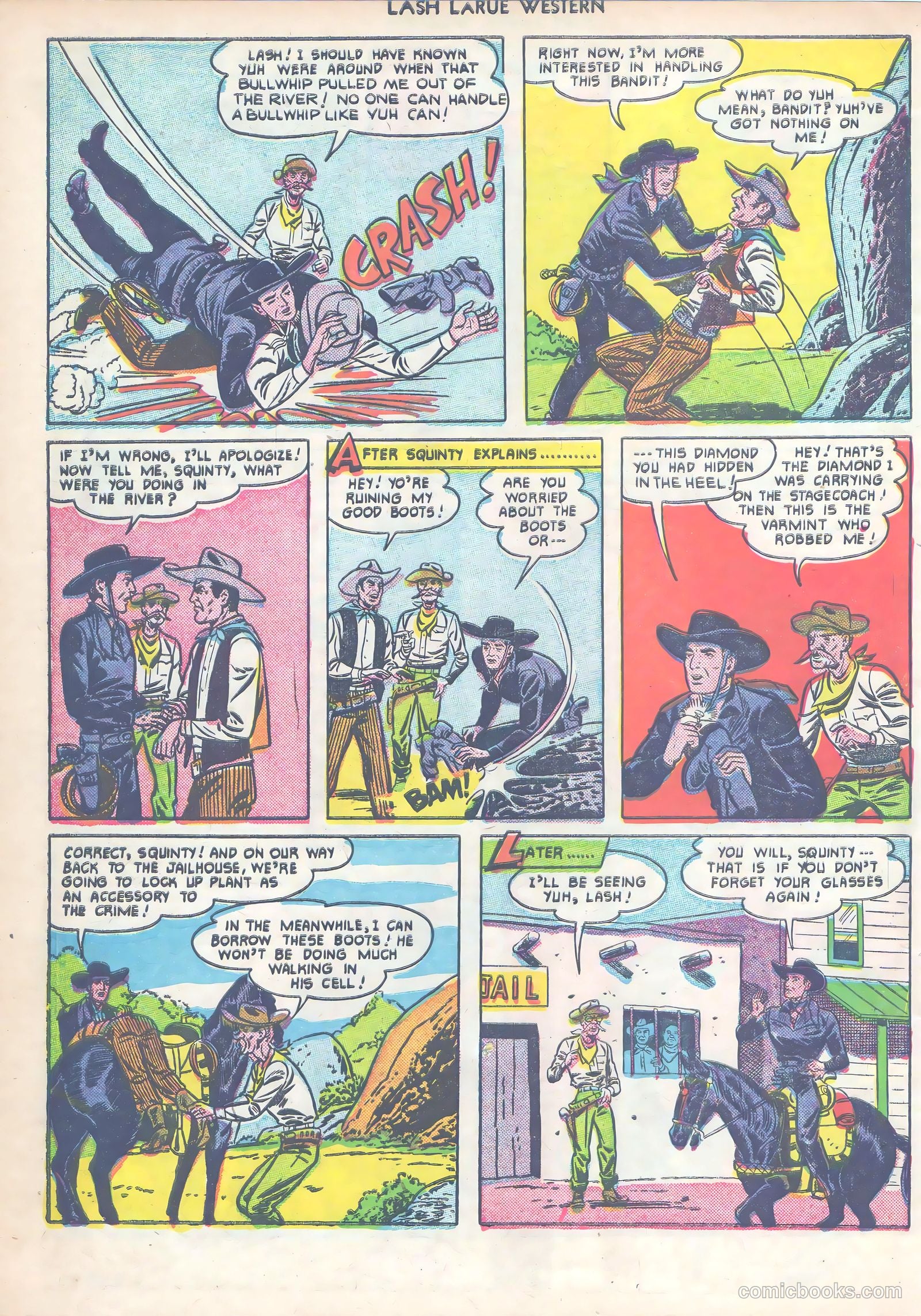 Lash LaRue Western #14 — page 23 of 53