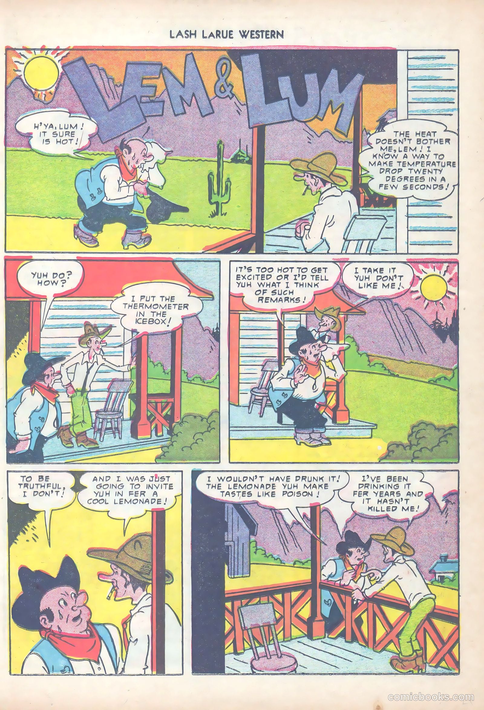 Lash LaRue Western #14 — page 24 of 53