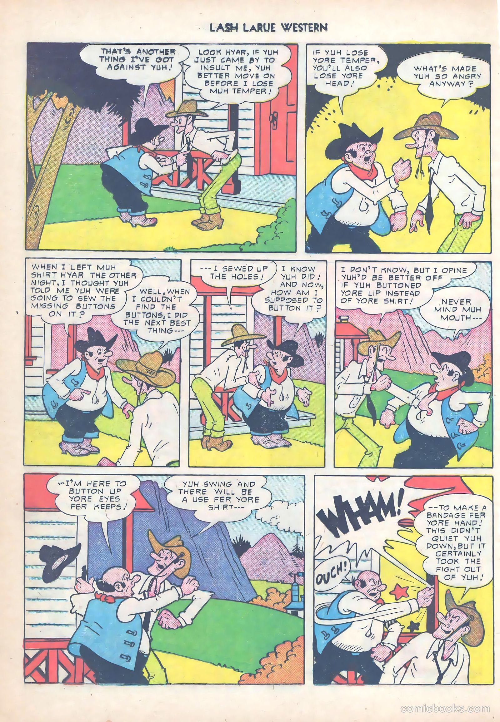 Lash LaRue Western #14 — page 25 of 53
