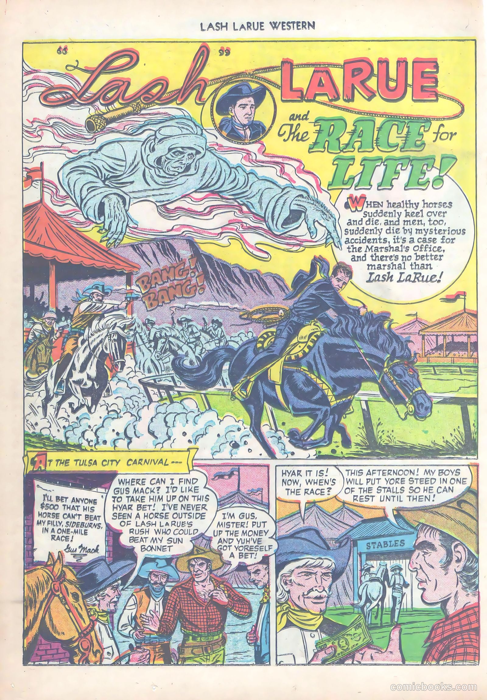 Lash LaRue Western #14 — page 27 of 53