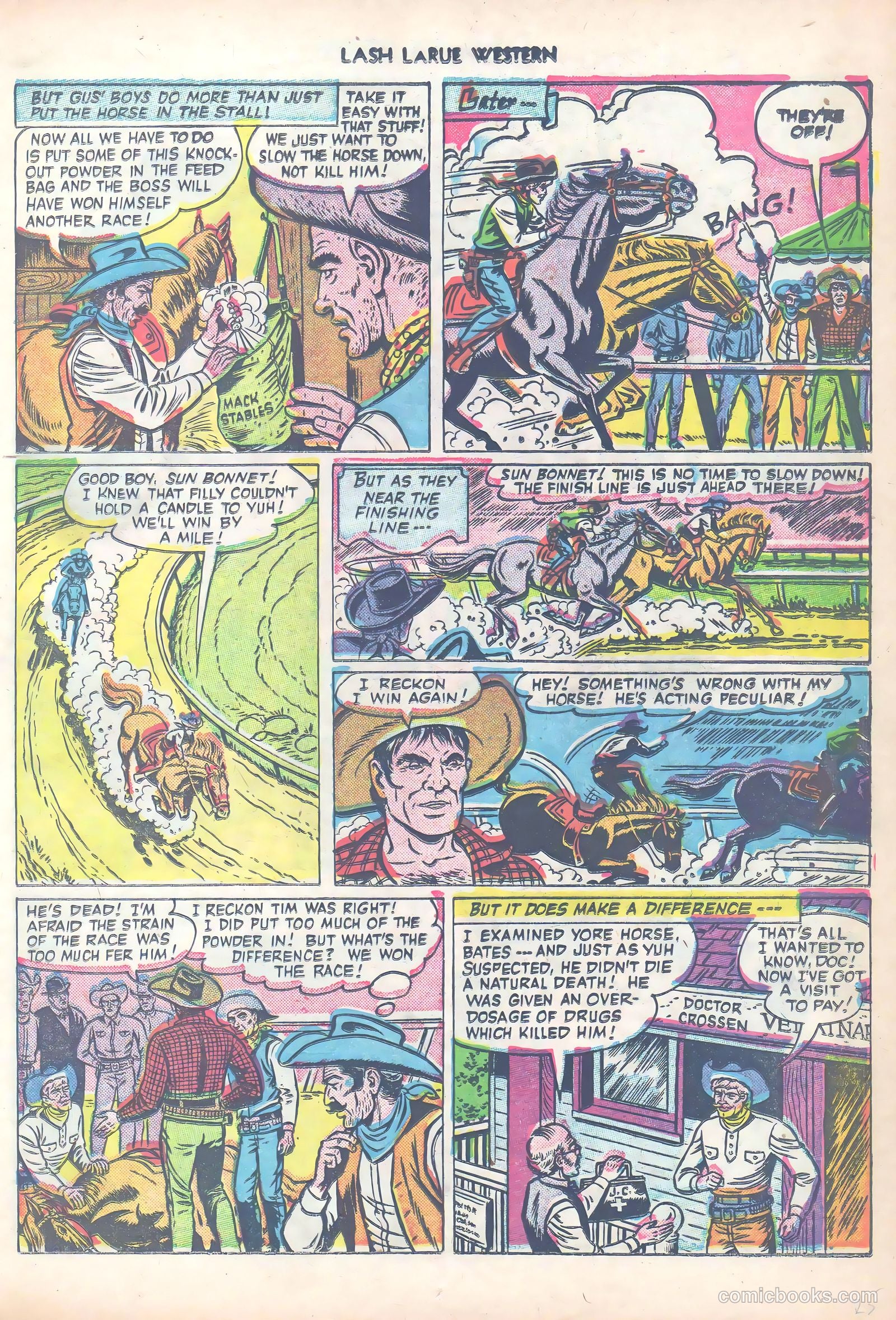 Lash LaRue Western #14 — page 28 of 53