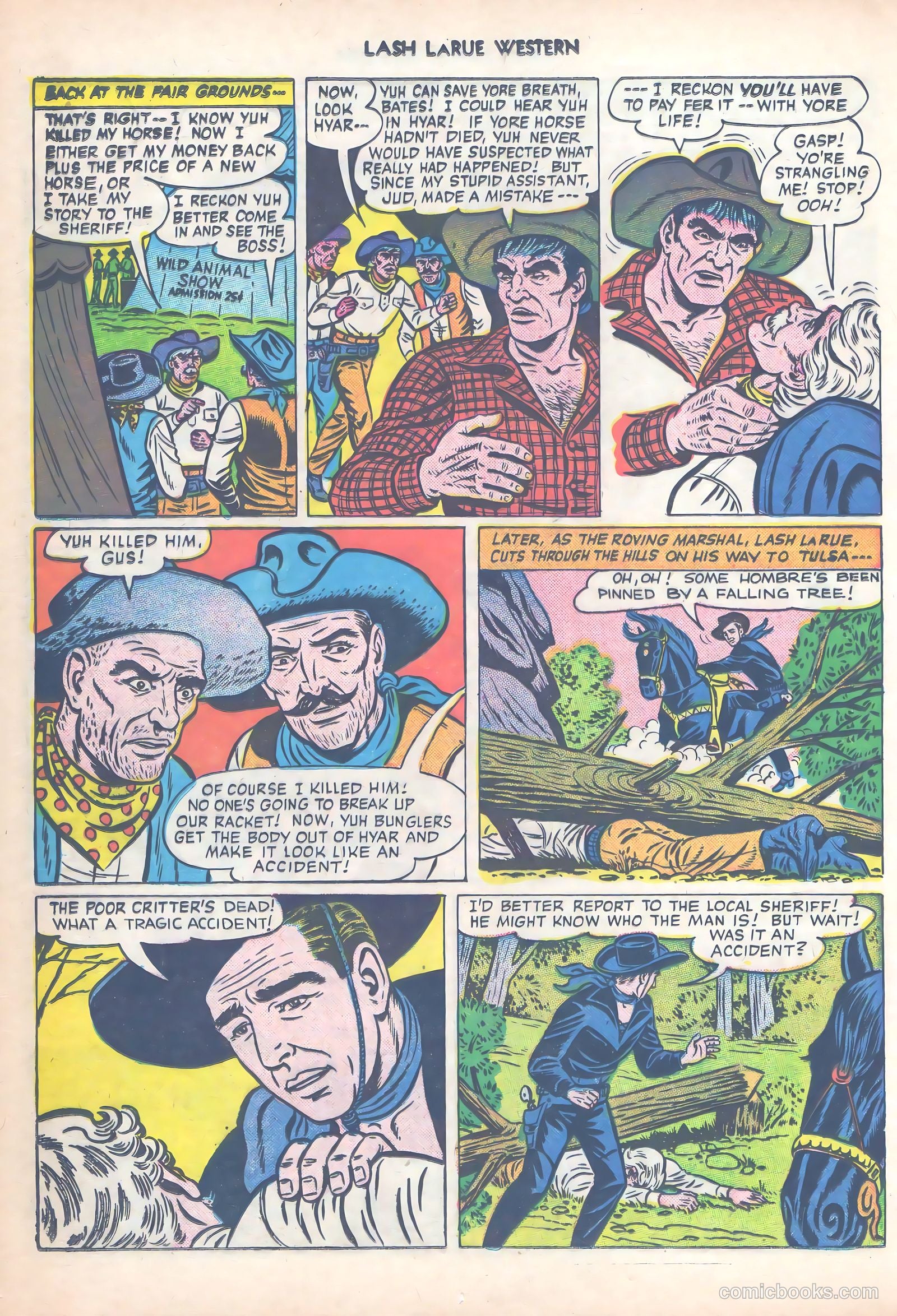 Lash LaRue Western #14 — page 29 of 53