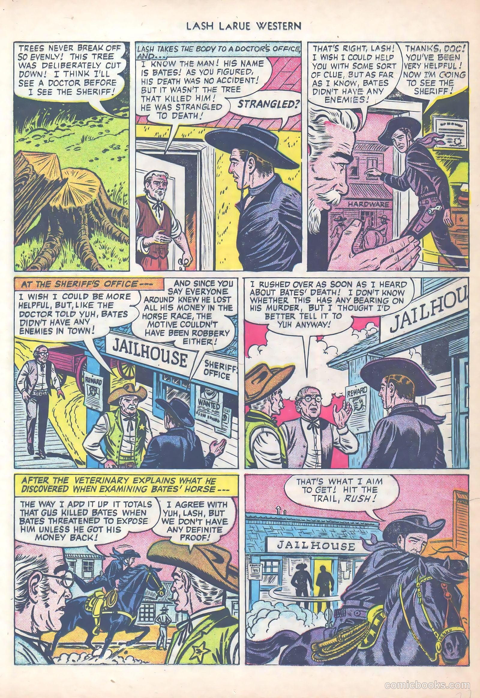 Lash LaRue Western #14 — page 30 of 53