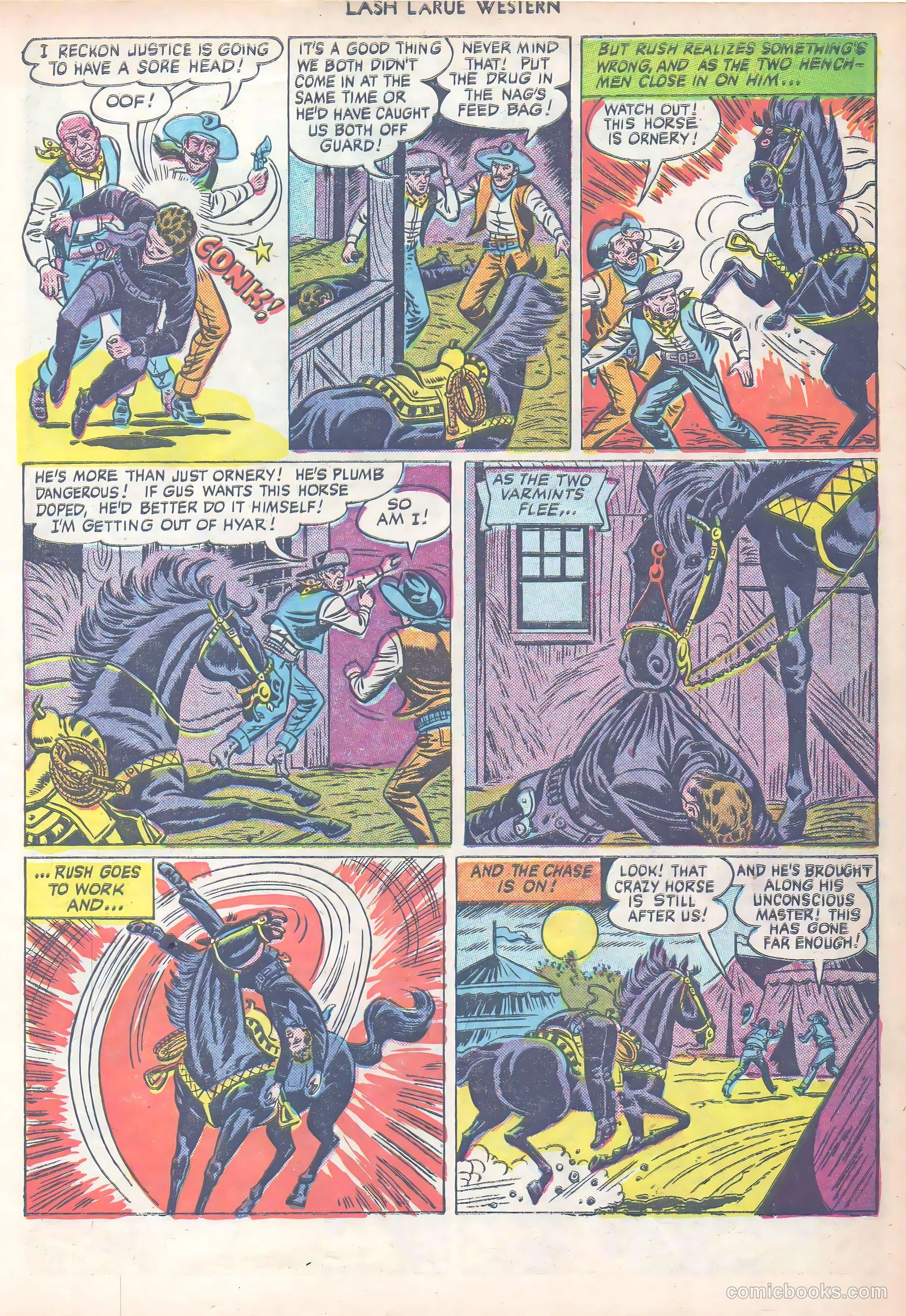 Lash LaRue Western #14 — page 32 of 53