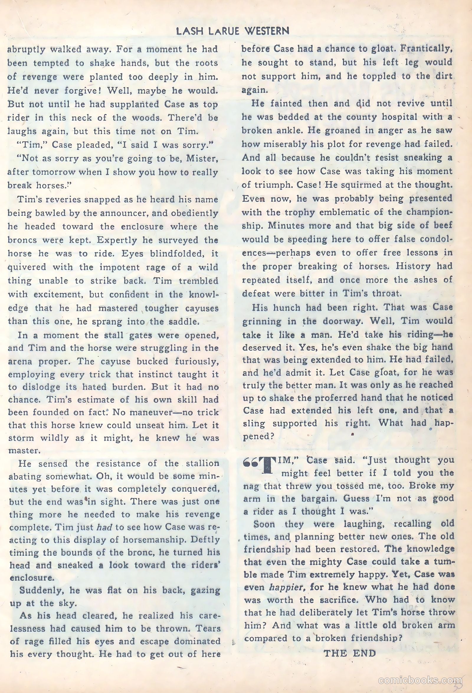 Lash LaRue Western #14 — page 38 of 53