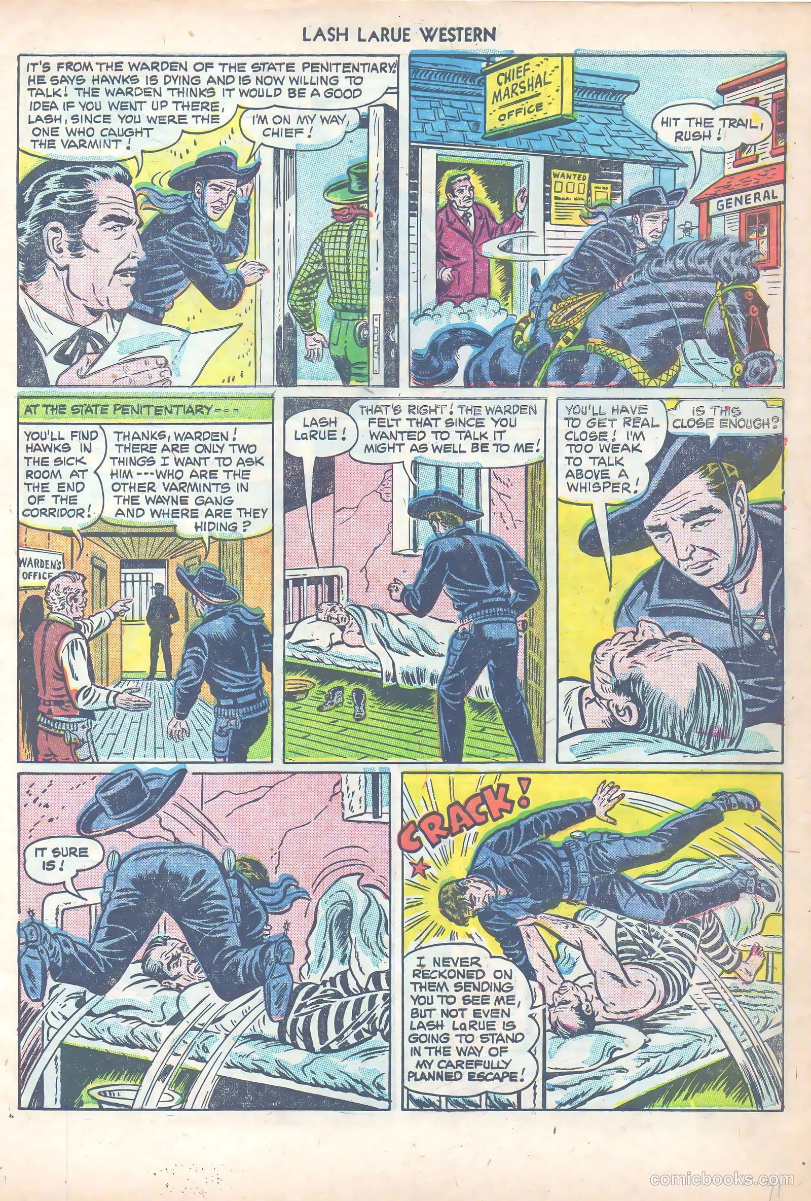 Lash LaRue Western #14 — page 44 of 53