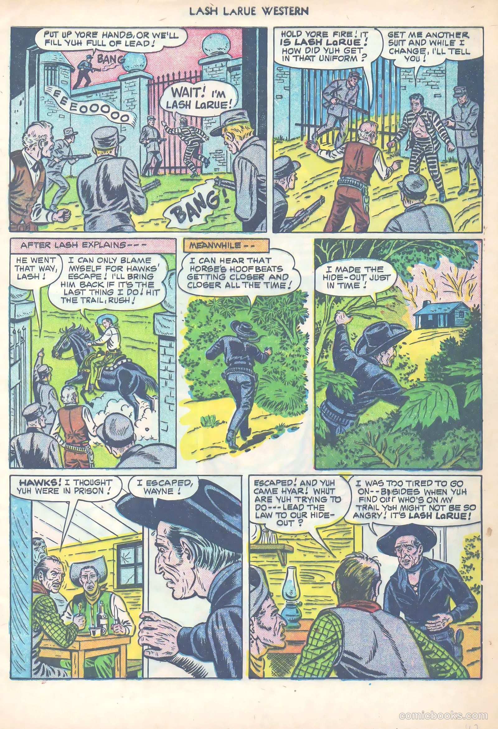 Lash LaRue Western #14 — page 46 of 53